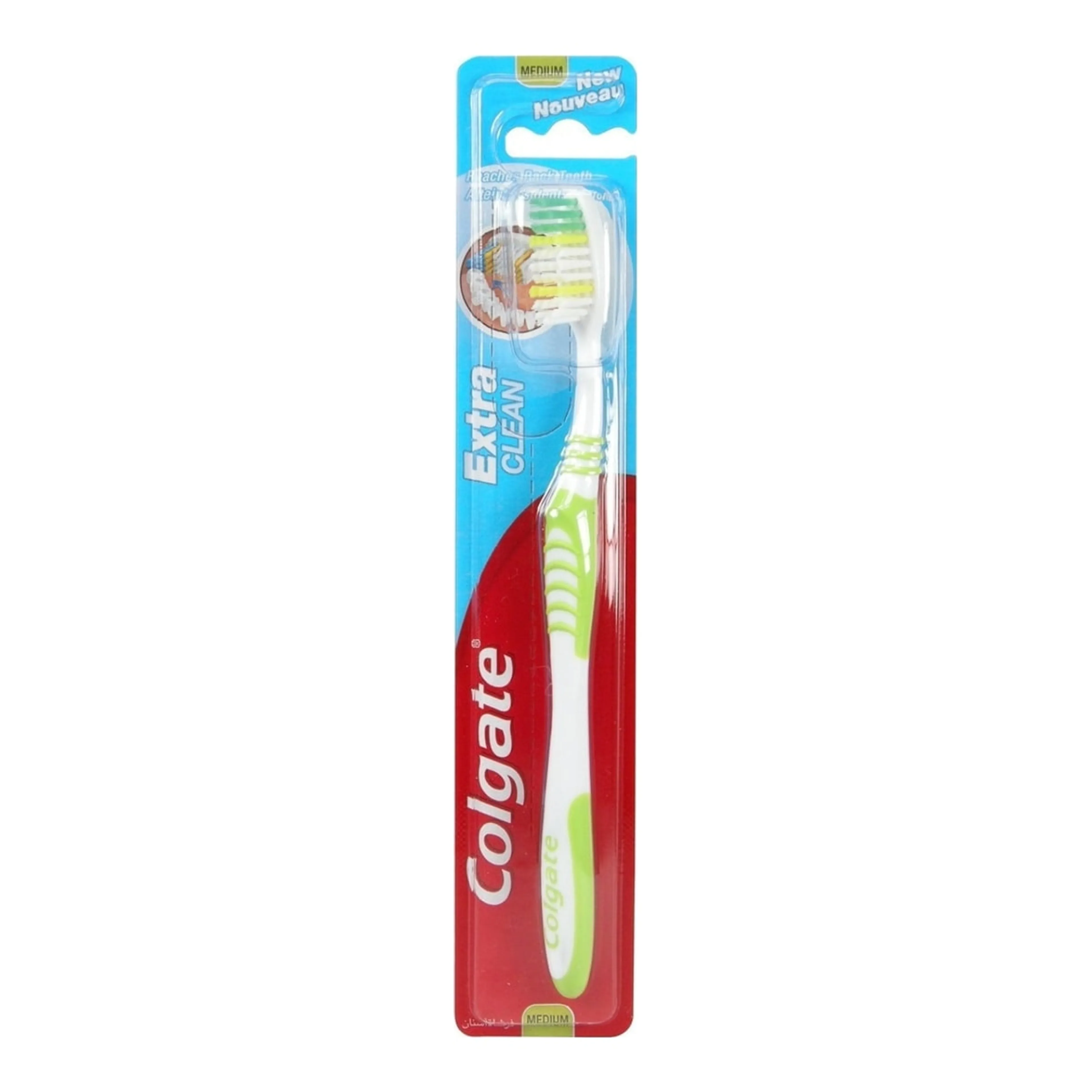 Οδοντόβουρτσα Colgate Extra Clean Medium Πράσινο