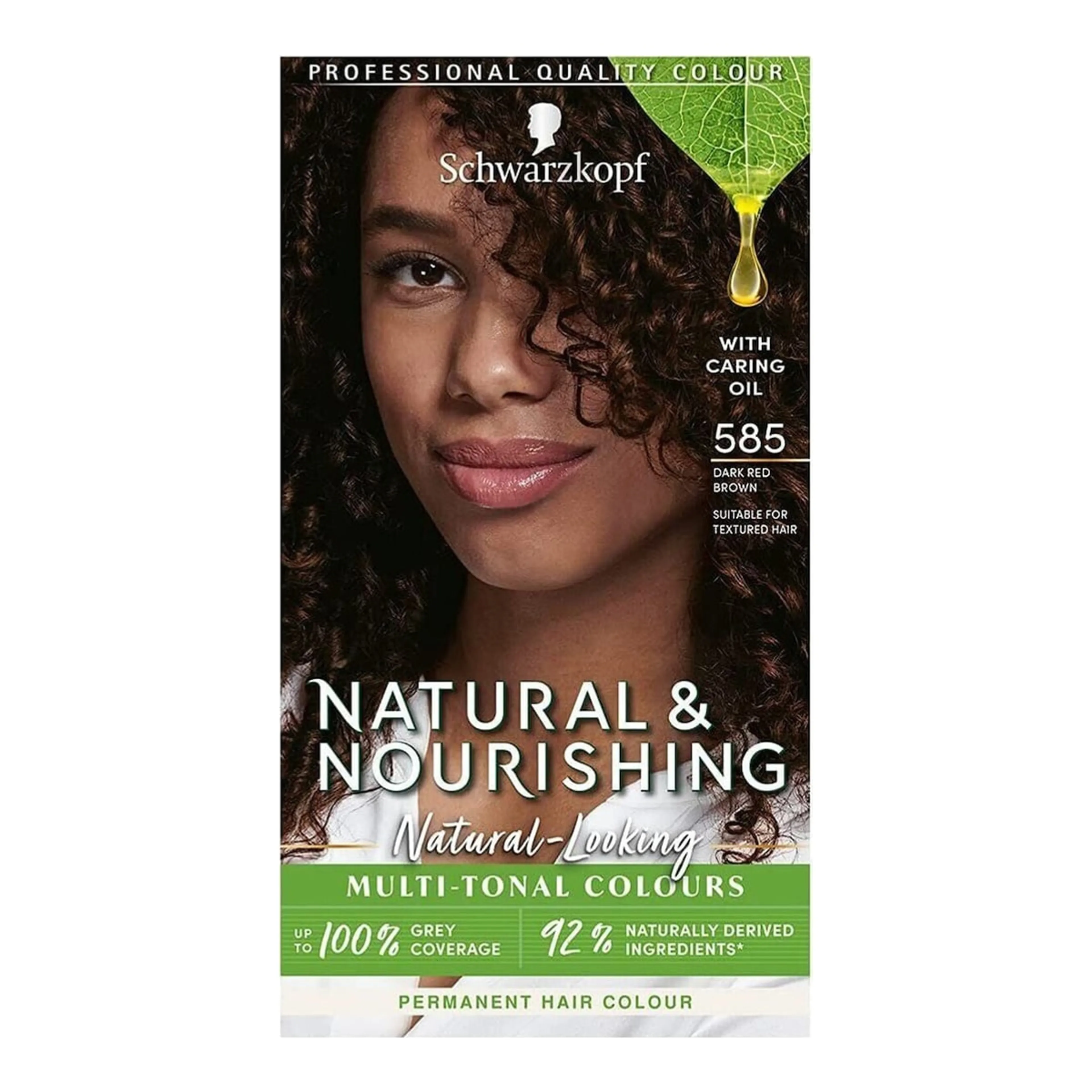 Βαφή Μαλλιών Schwarzkopf Natural & Nourishing 585 Dark Red Brown