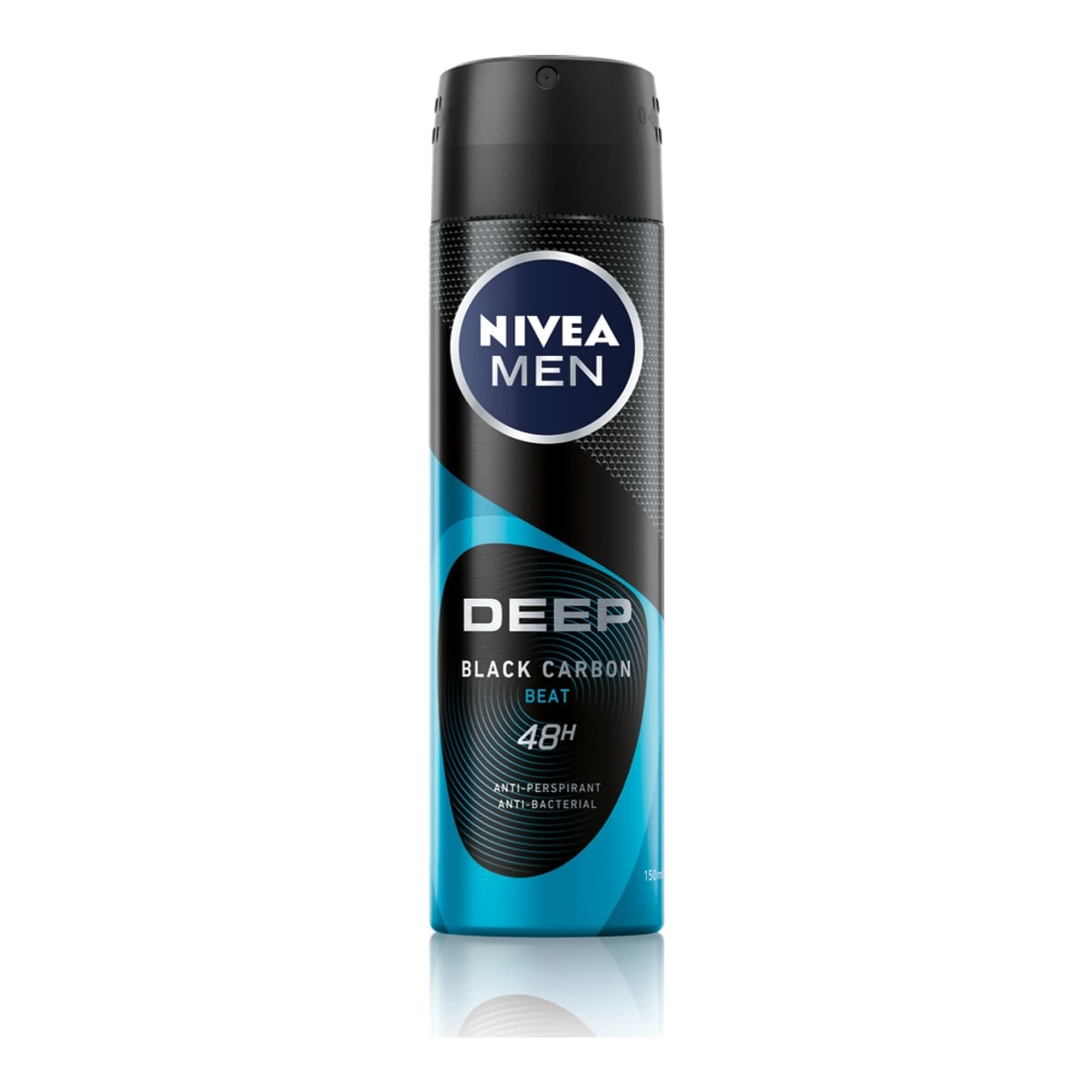 Αποσμητικό Nivea Men Deep Carbon Beat 48h Anti-perspirant 48h σε Spray