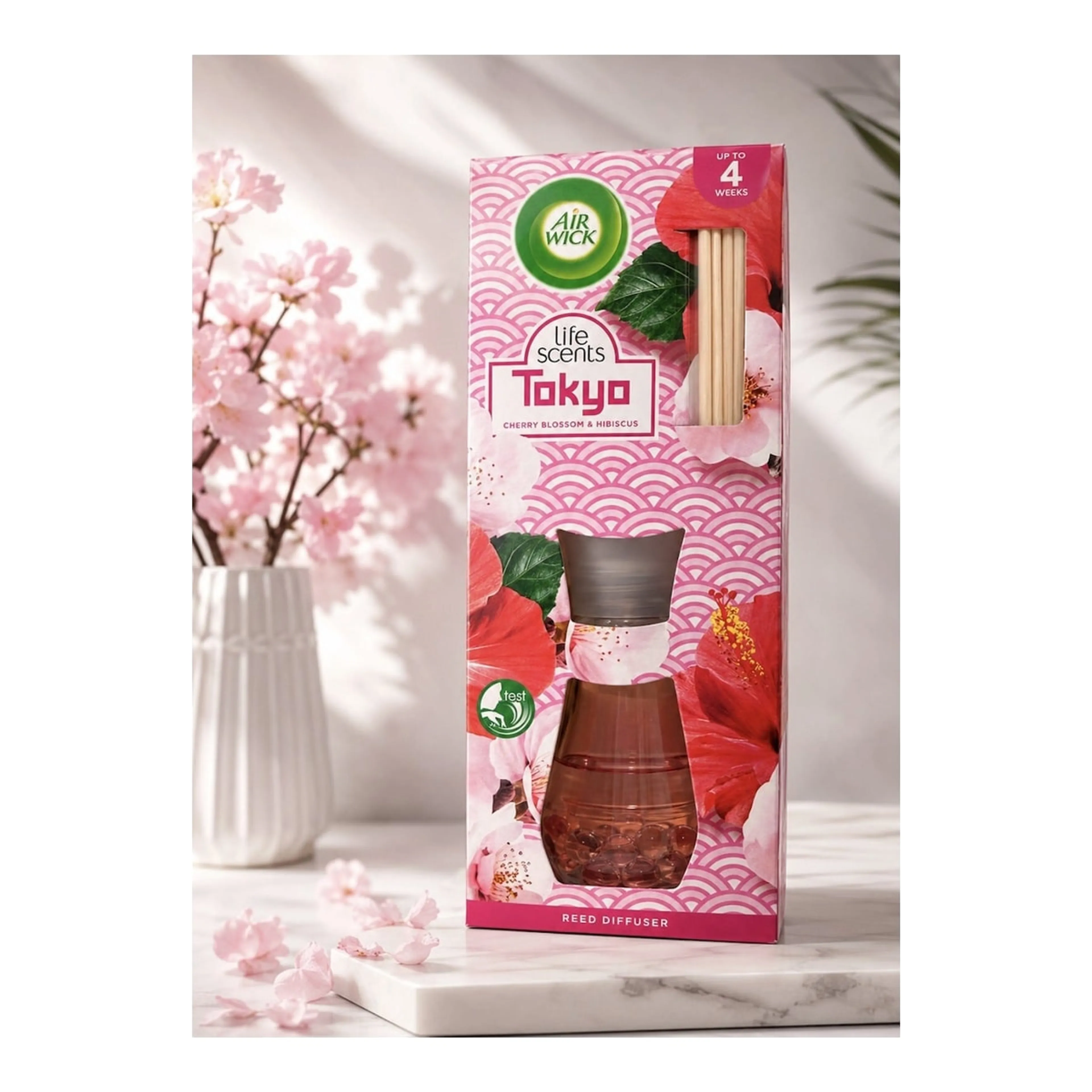 Αρωματικό Χώρου Airwick Diffuser Cherry Blossom&hibiscus