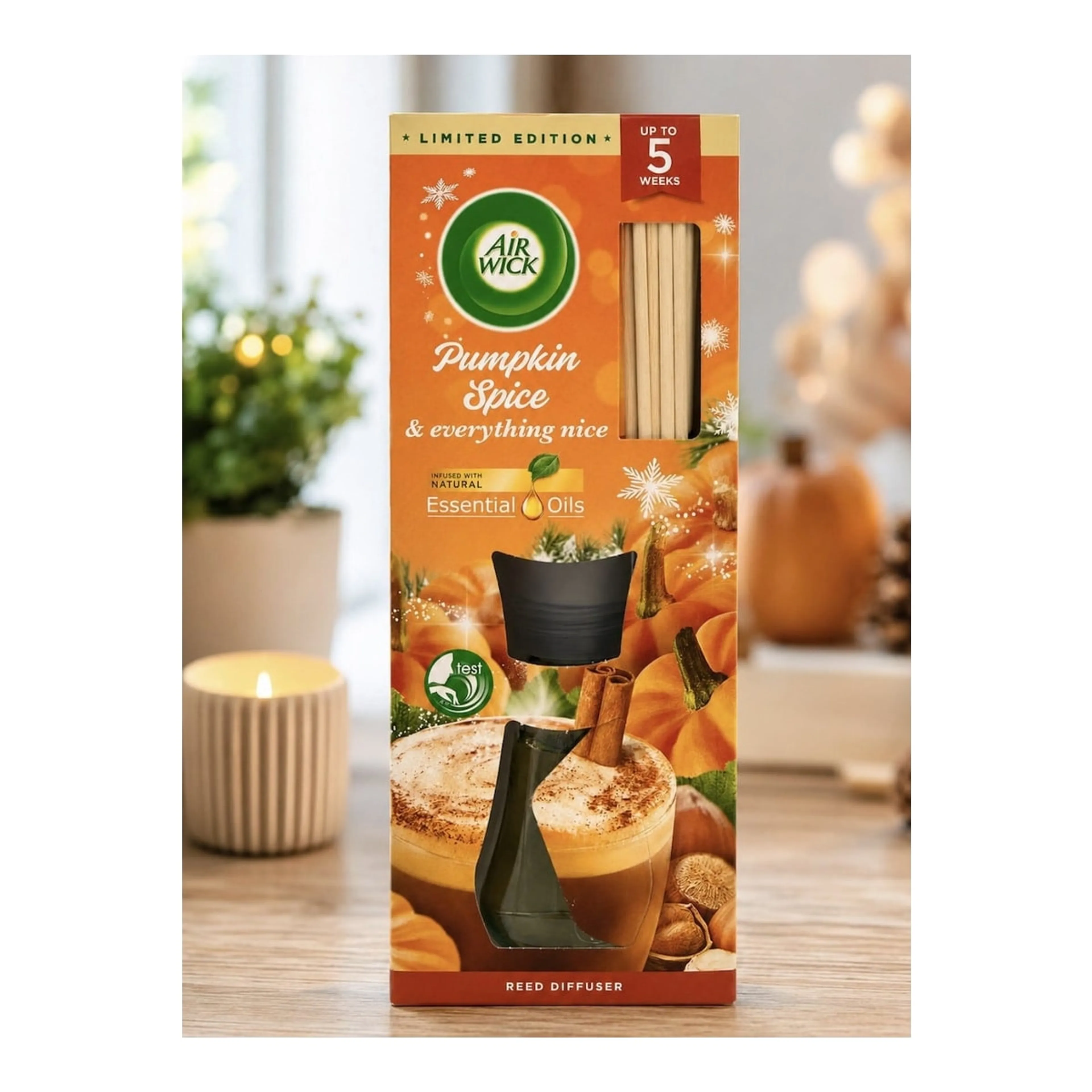 Αρωματικό Χώρου Airwick Air Wick Pumpkin Spice Reed Essential Oil Diffuser