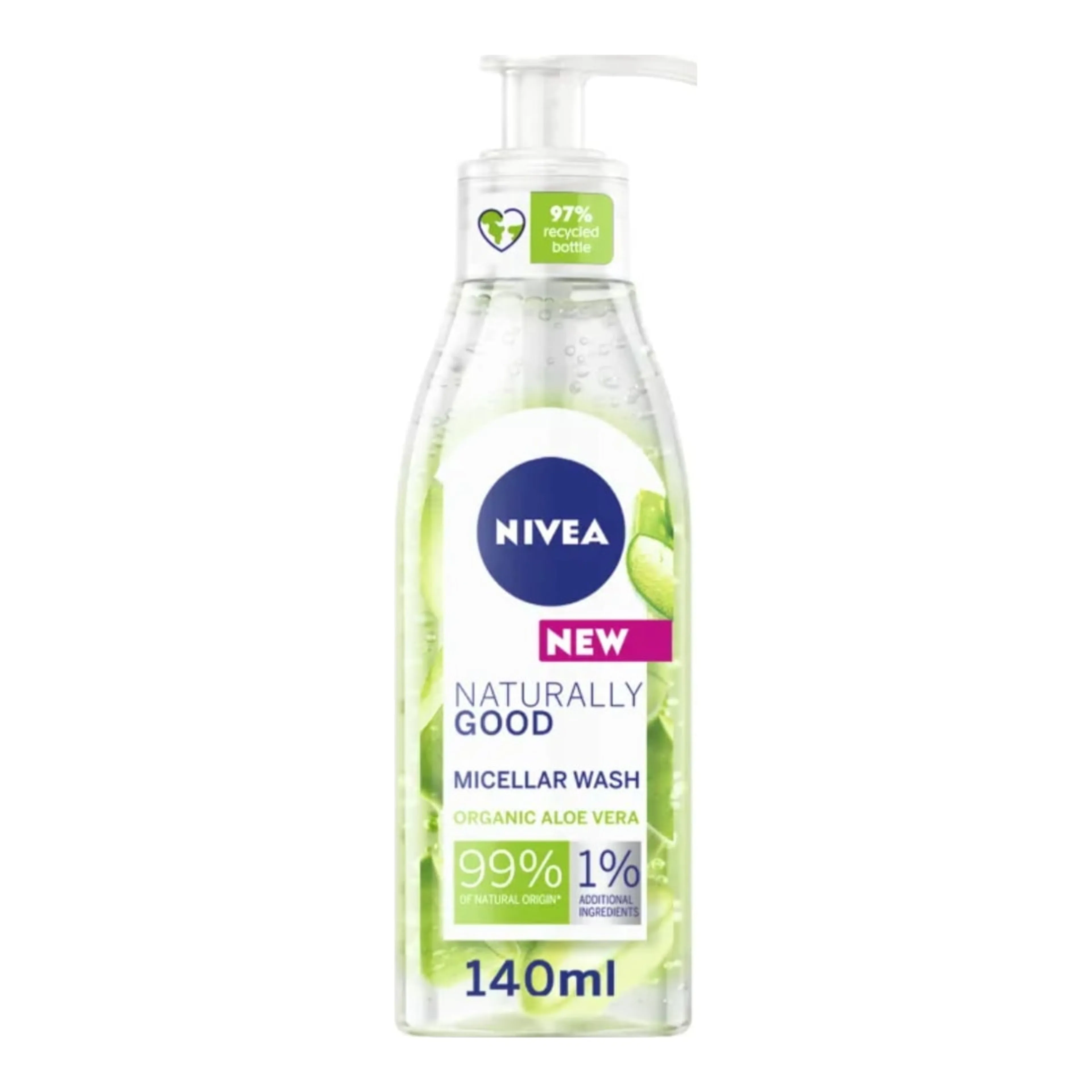 Καθαριστικό Προσώπου Nivea Naturally Good Micellar Water Αφαίρεσης Μακιγιάζ