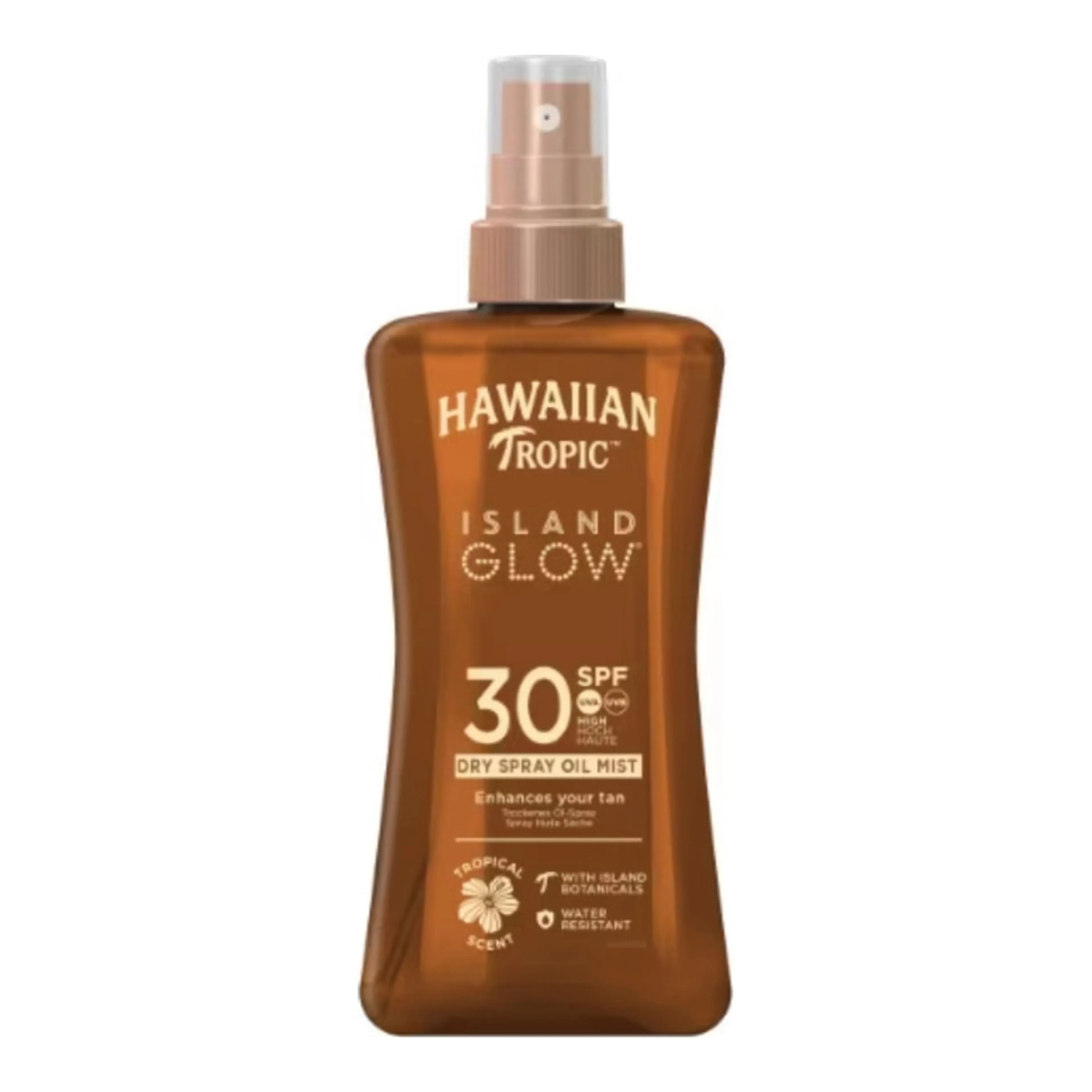 Hawaiian Tropic Protective Dry Oil Mist Αδιάβροχο Αντηλιακό Λάδι Σώματος SPF30 σε Spray
