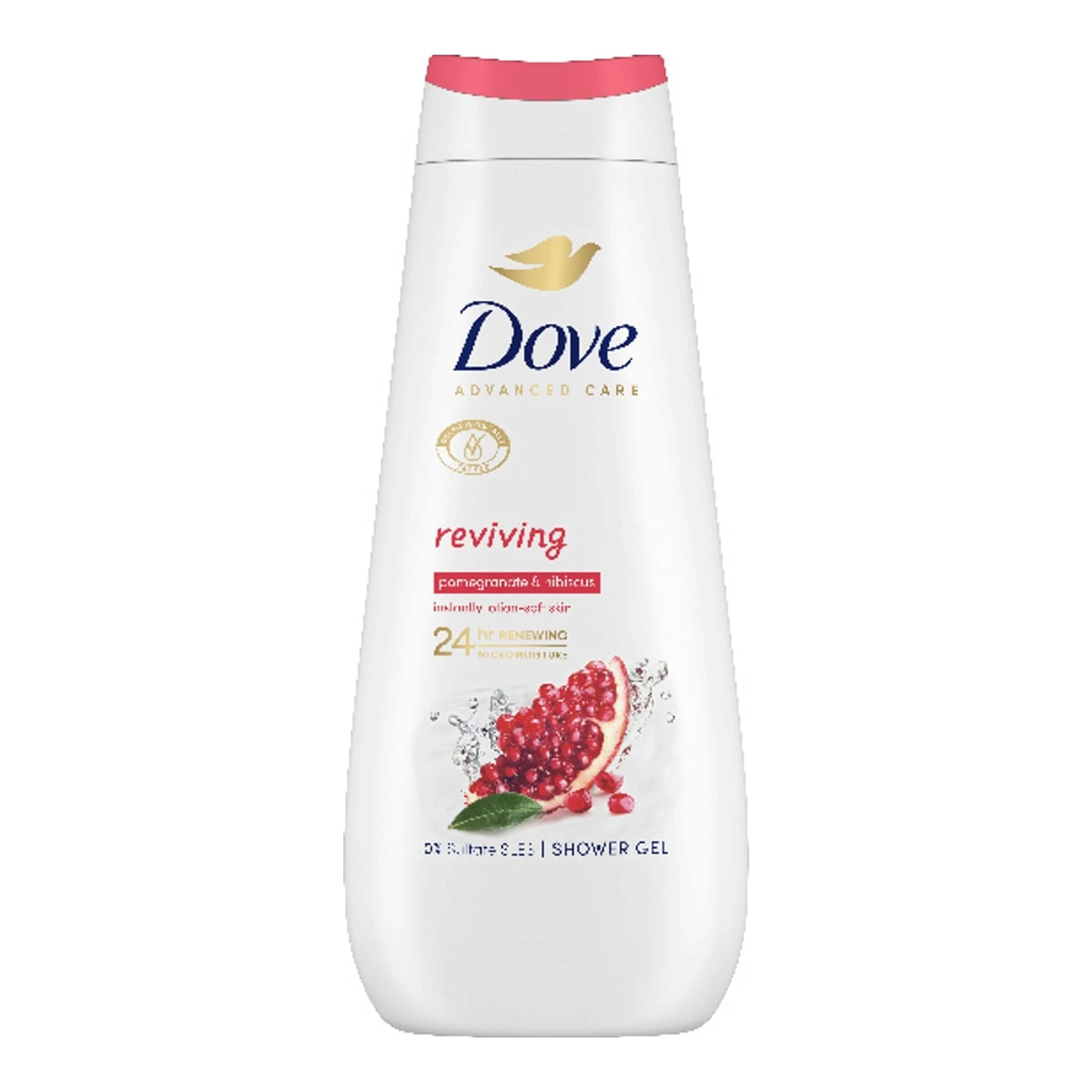 Αφρόλουτρο Dove Advanced Care Reviving σε Gel & Άρωμα Ρόδι
