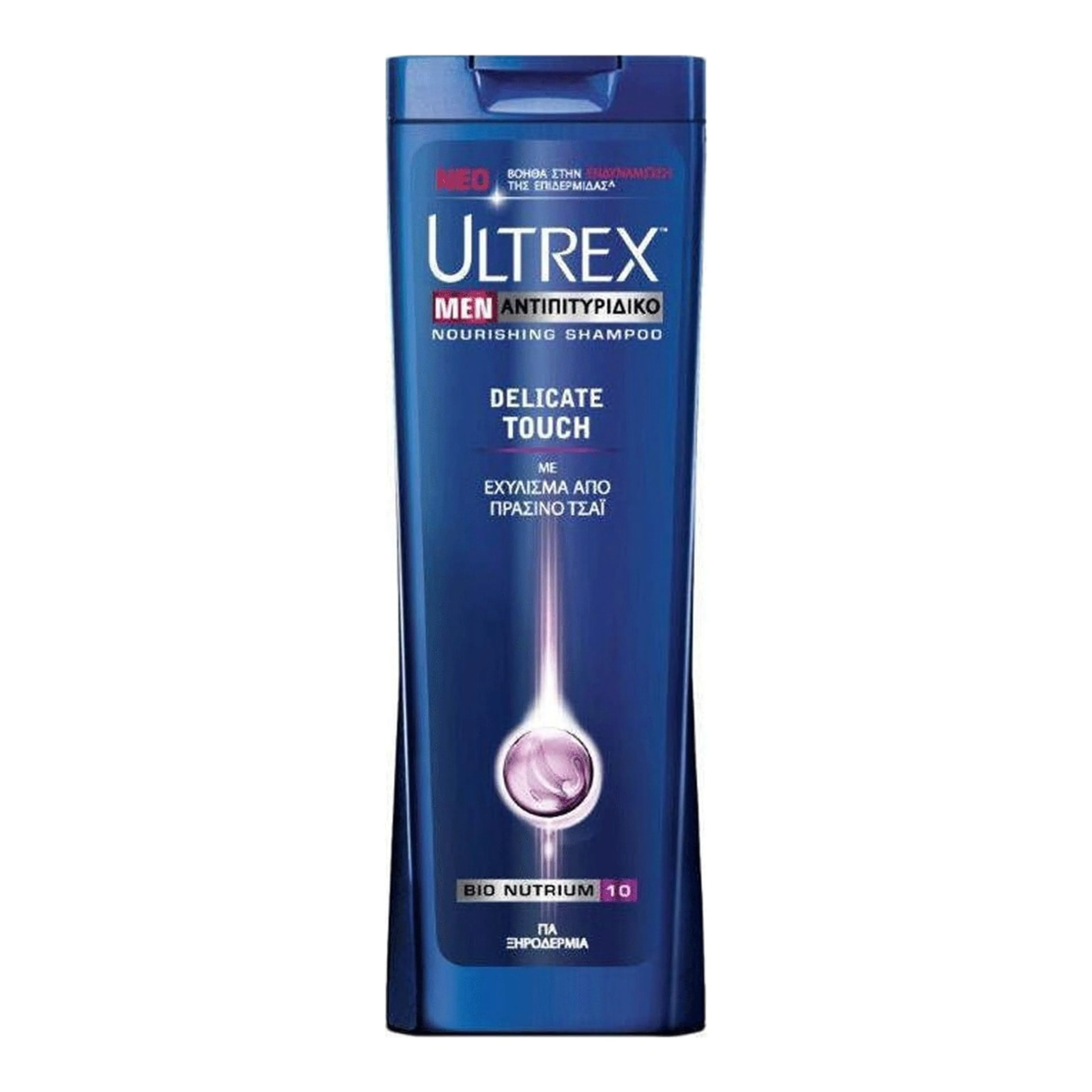 Σαμπουάν Ultrex Delicate Touch Kατά της Πιτυρίδας & της Ξηροδερμίας για Όλους τους Τύπους Μαλλιών