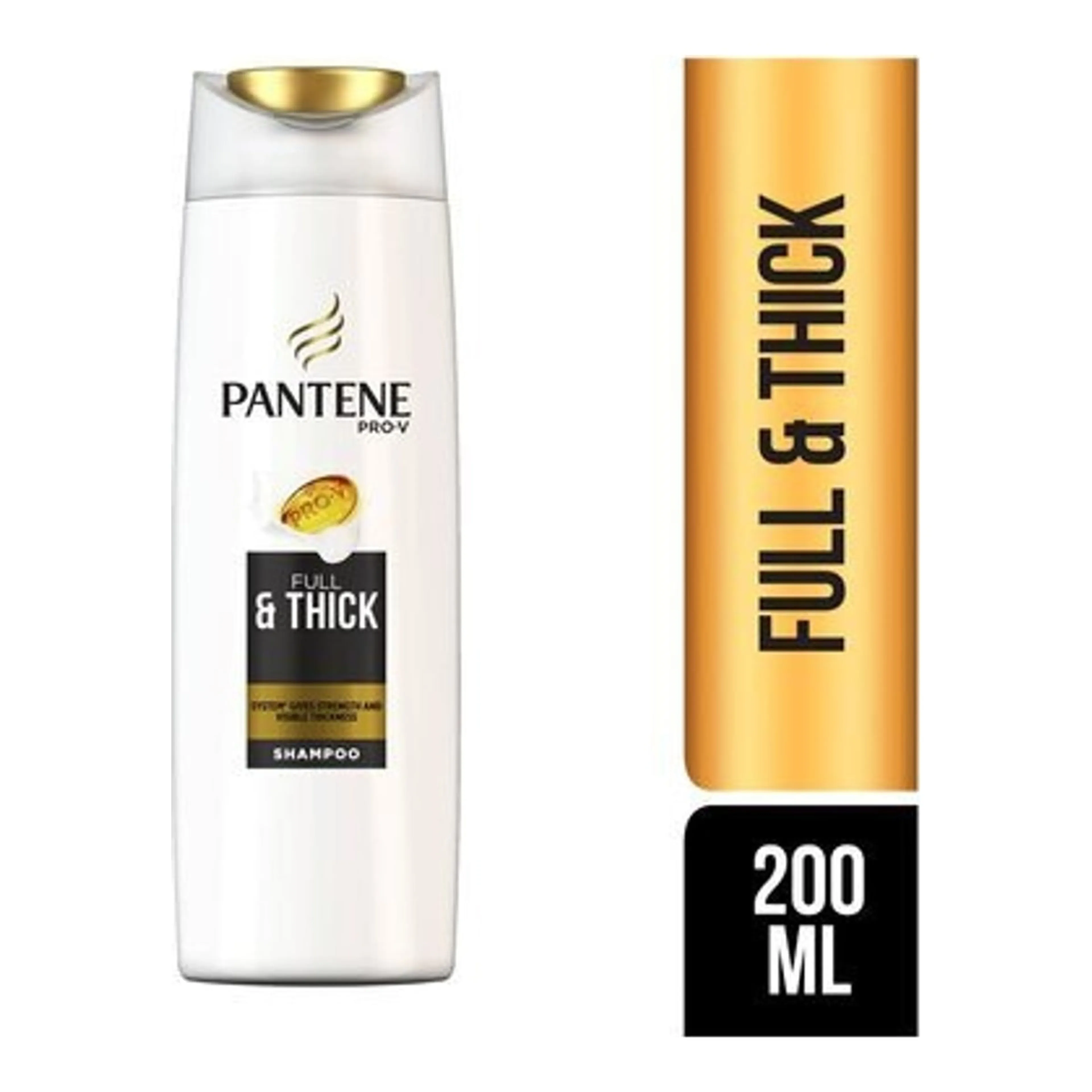 Σαμπουάν Pantene Shampoo Full & Thick Αναδόμησης/Θρέψης & Όγκου για Όλους τους Τύπους Μαλλιών