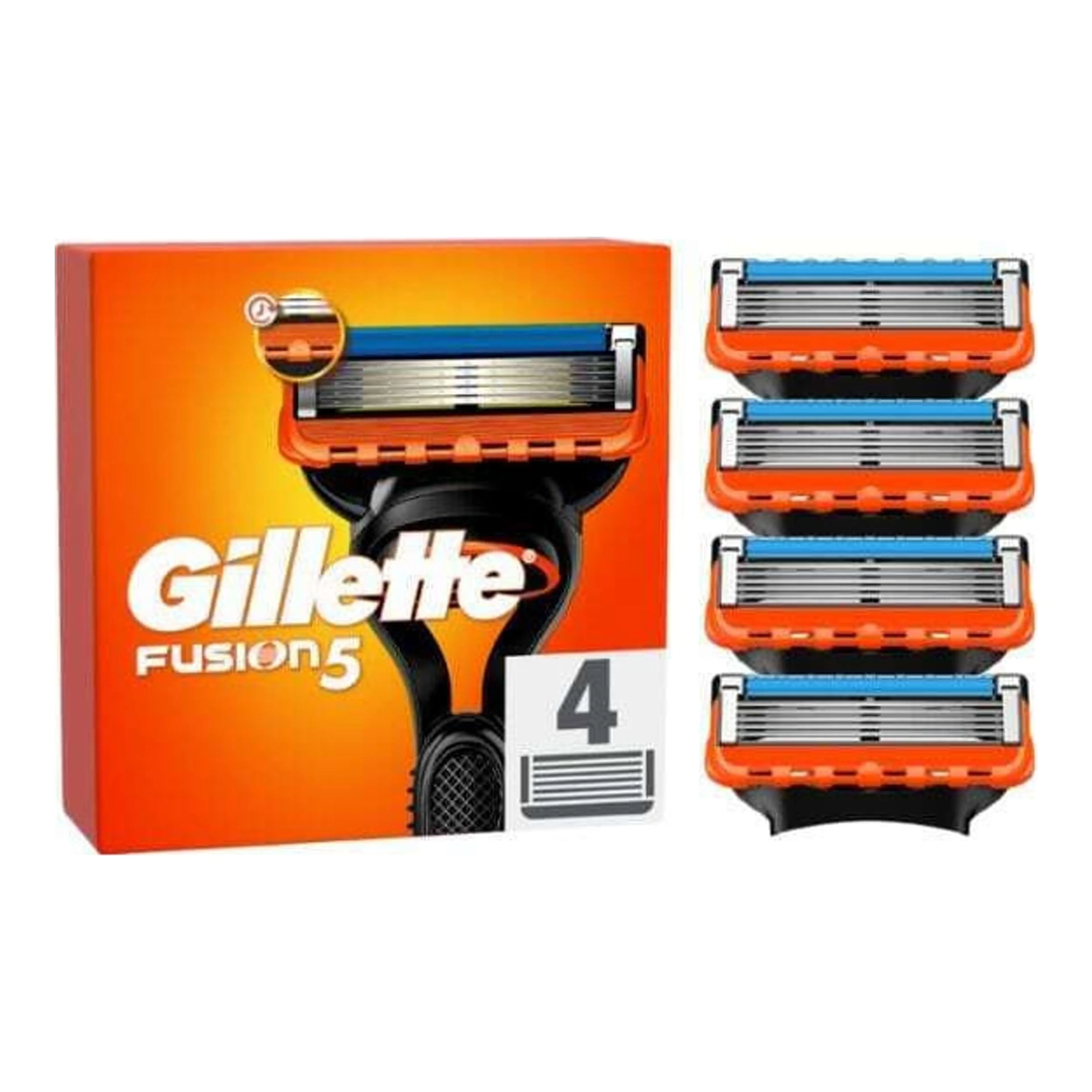 Ξυραφάκια Gillette Fusion5 Manual Ανταλλακτικές Κεφαλές με 5 Λεπίδες & Λιπαντική Ταινία