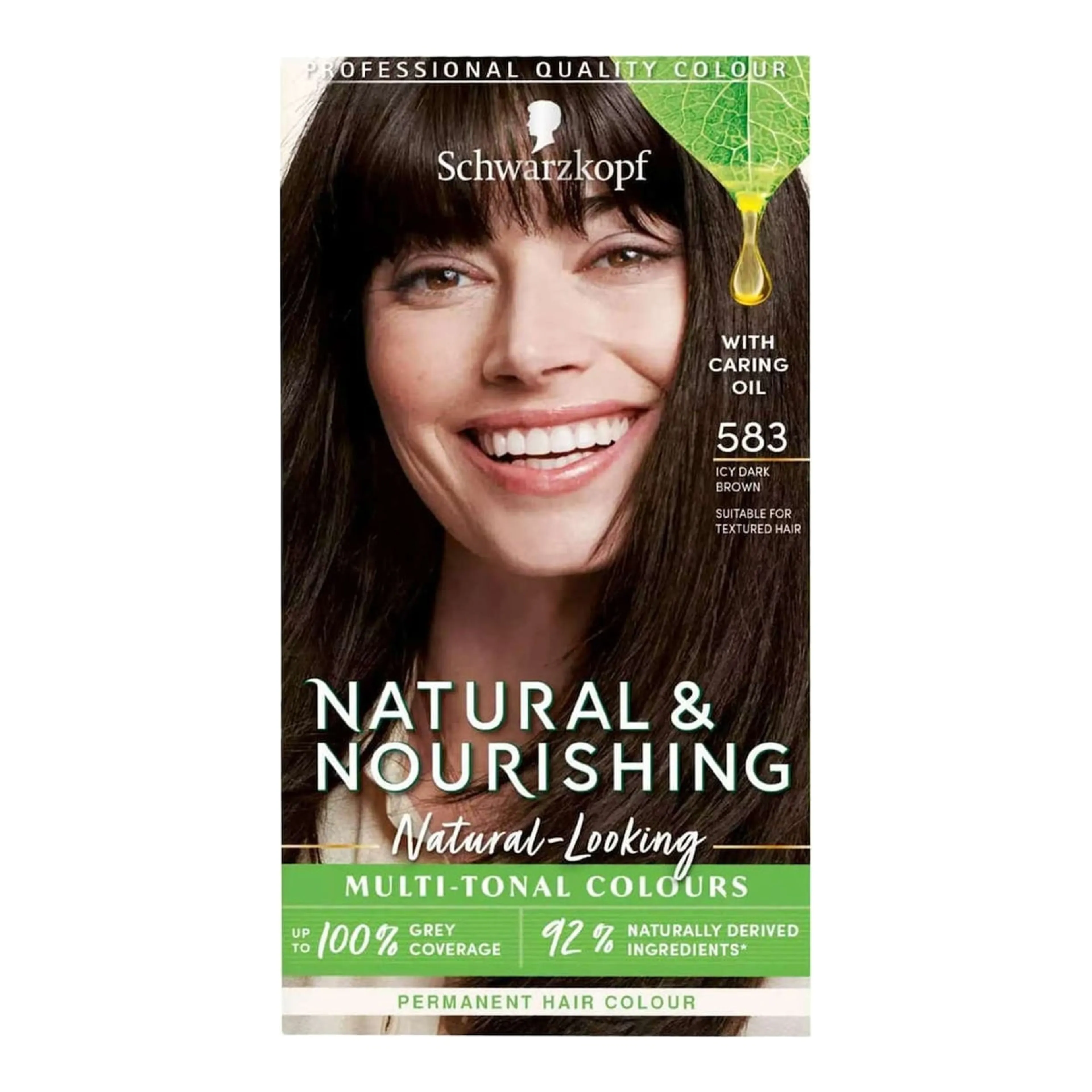 Βαφή Μαλλιών Schwarzkopf Natural & Nourishing Icy Dark Brown 583