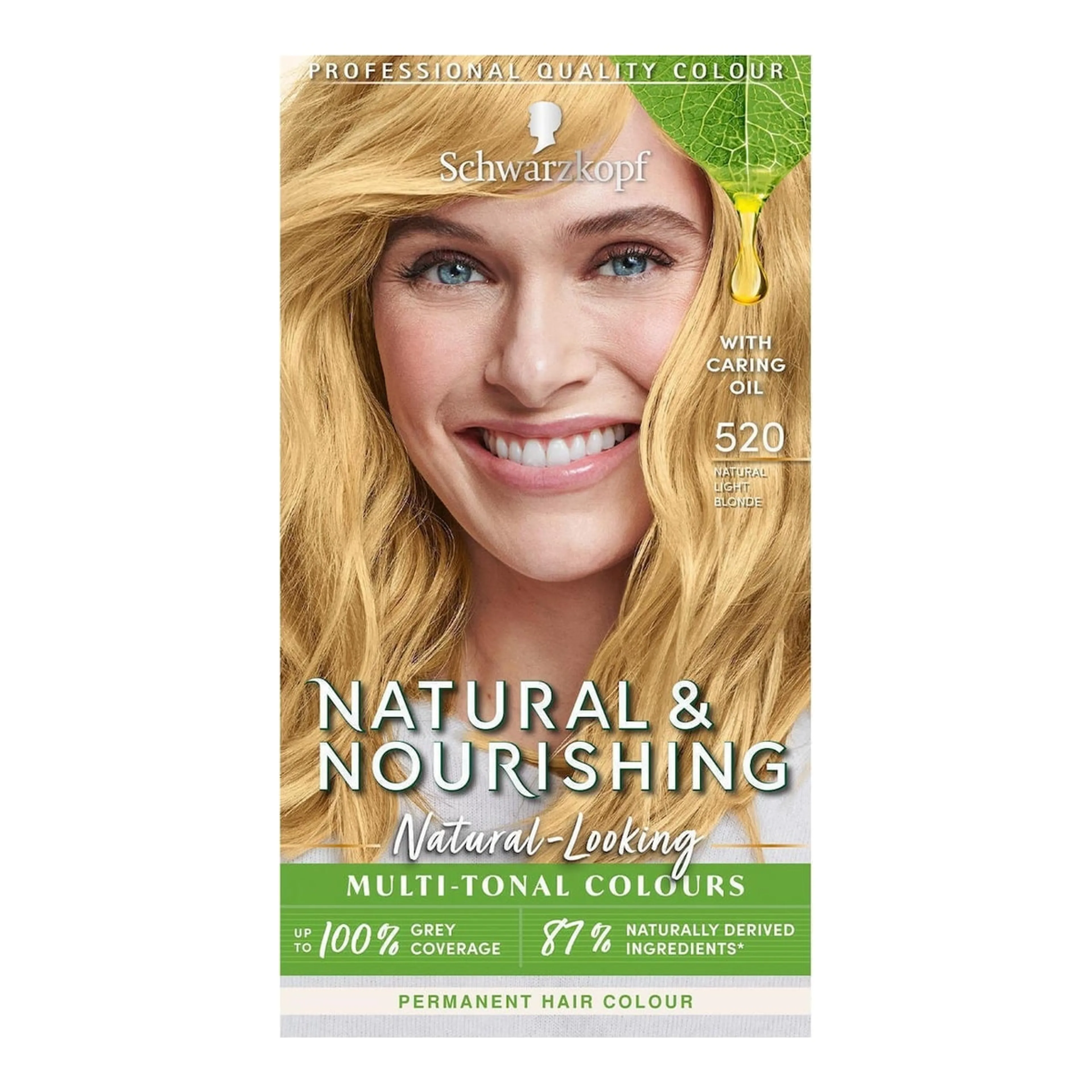 Βαφή Μαλλιών Schwarzkopf Natural & Nourishing 520 Natural Light Blonde