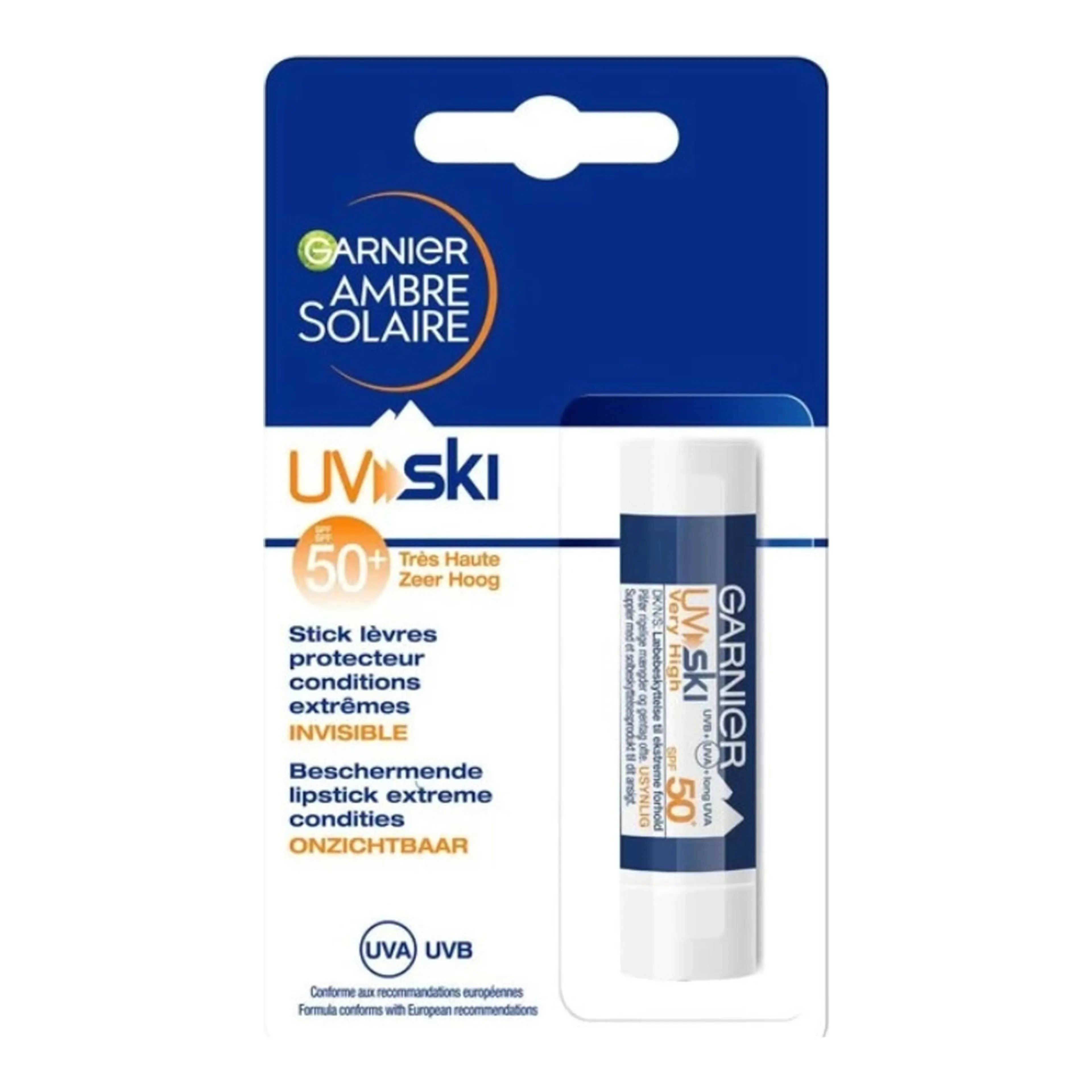 Garnier Sun Protect Spf50 Lip Balm Προστατευτικό Βάλσαμο Χειλιών 24ωρη Ενυδάτωση & Υψηλή Αντηλιακή Προστασία