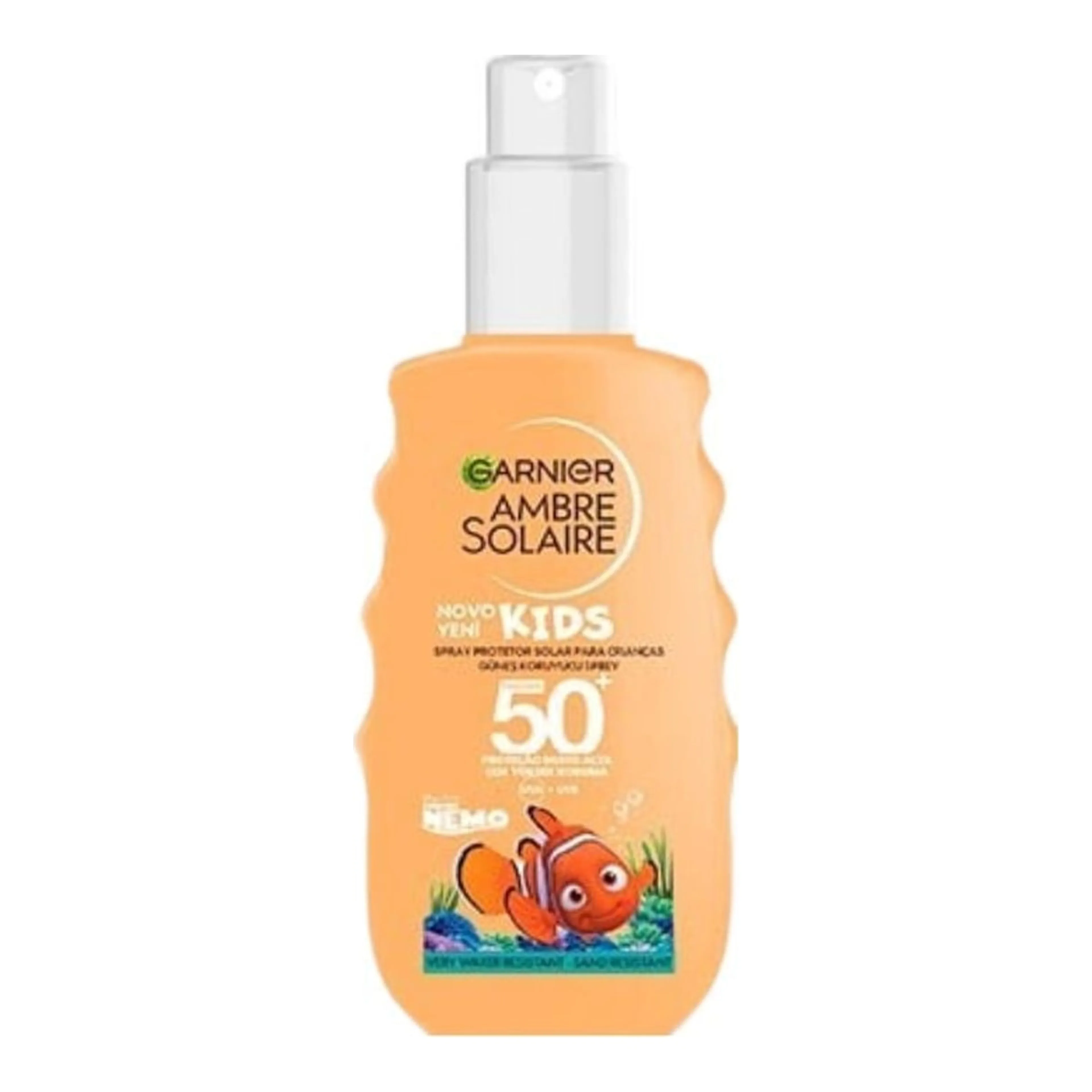Garnier Ambre Solaire Kids Sun Protection Nemo Αδιάβροχο Παιδικό Αντηλιακό Spray SPF50
