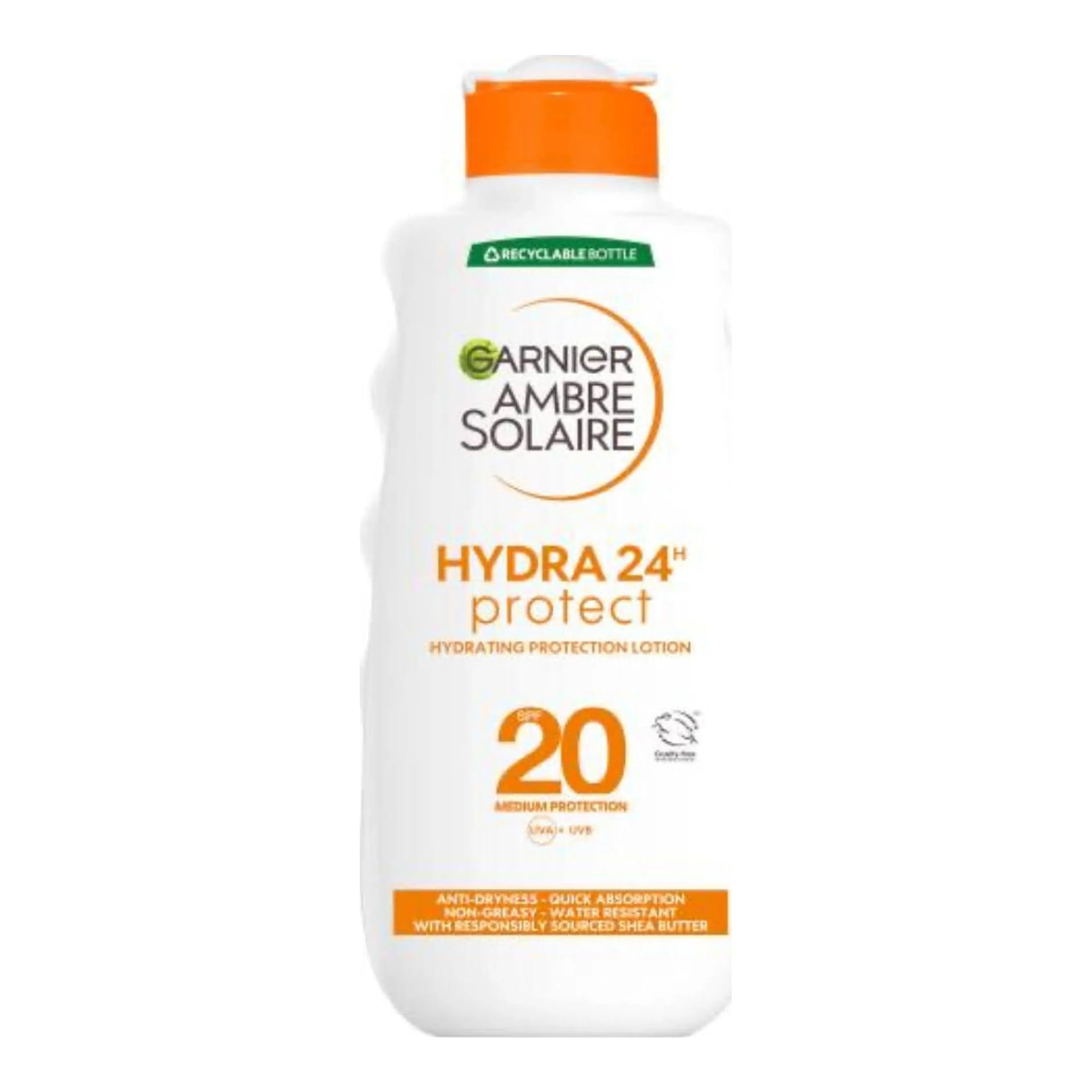 Garnier Ambre Solaire High Protection Αδιάβροχη Αντηλιακή Κρέμα για το Σώμα SPF20