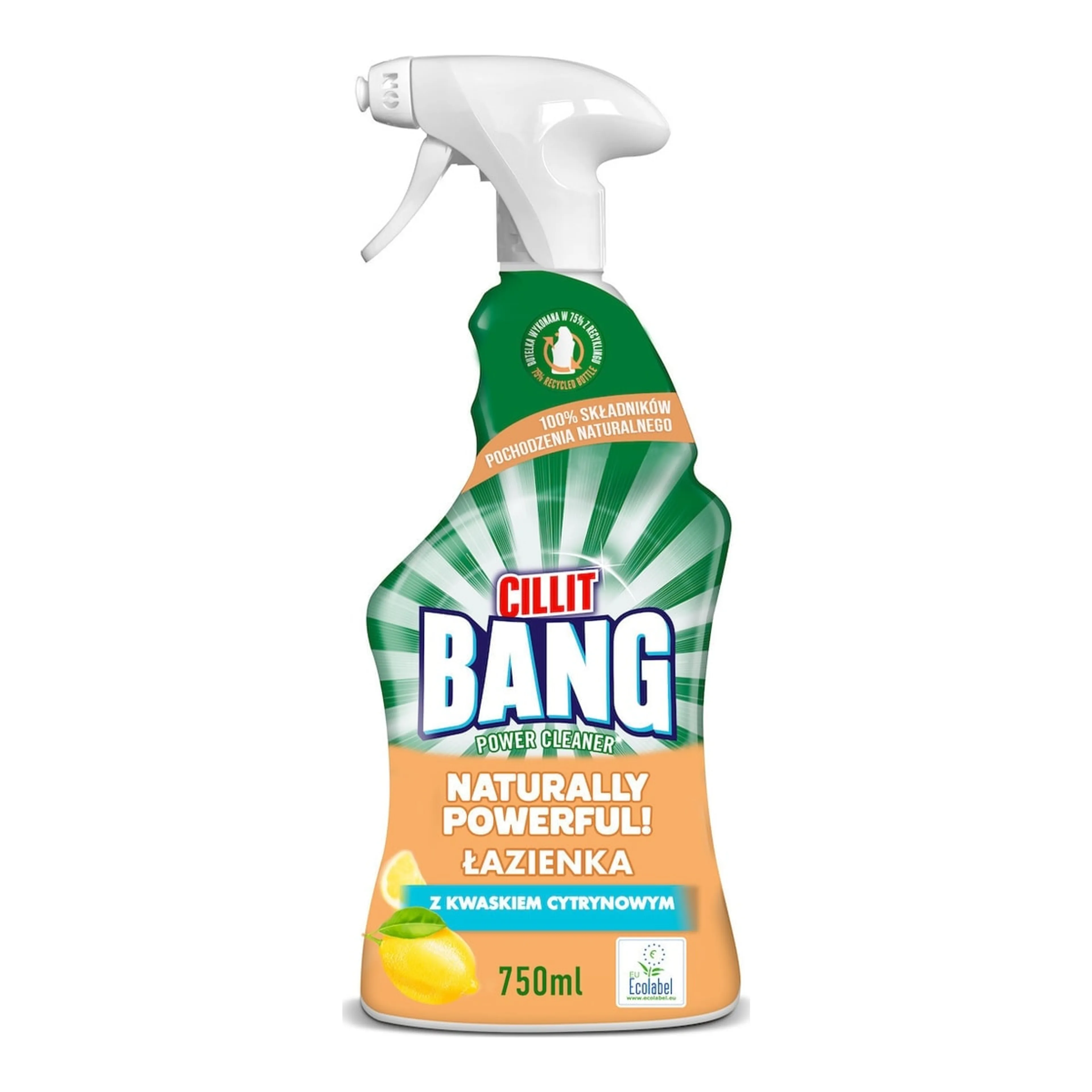 Καθαριστικό Μπάνιου Cillit Bang Spray Κατά των Αλάτων με Άρωμα Λεμόνι