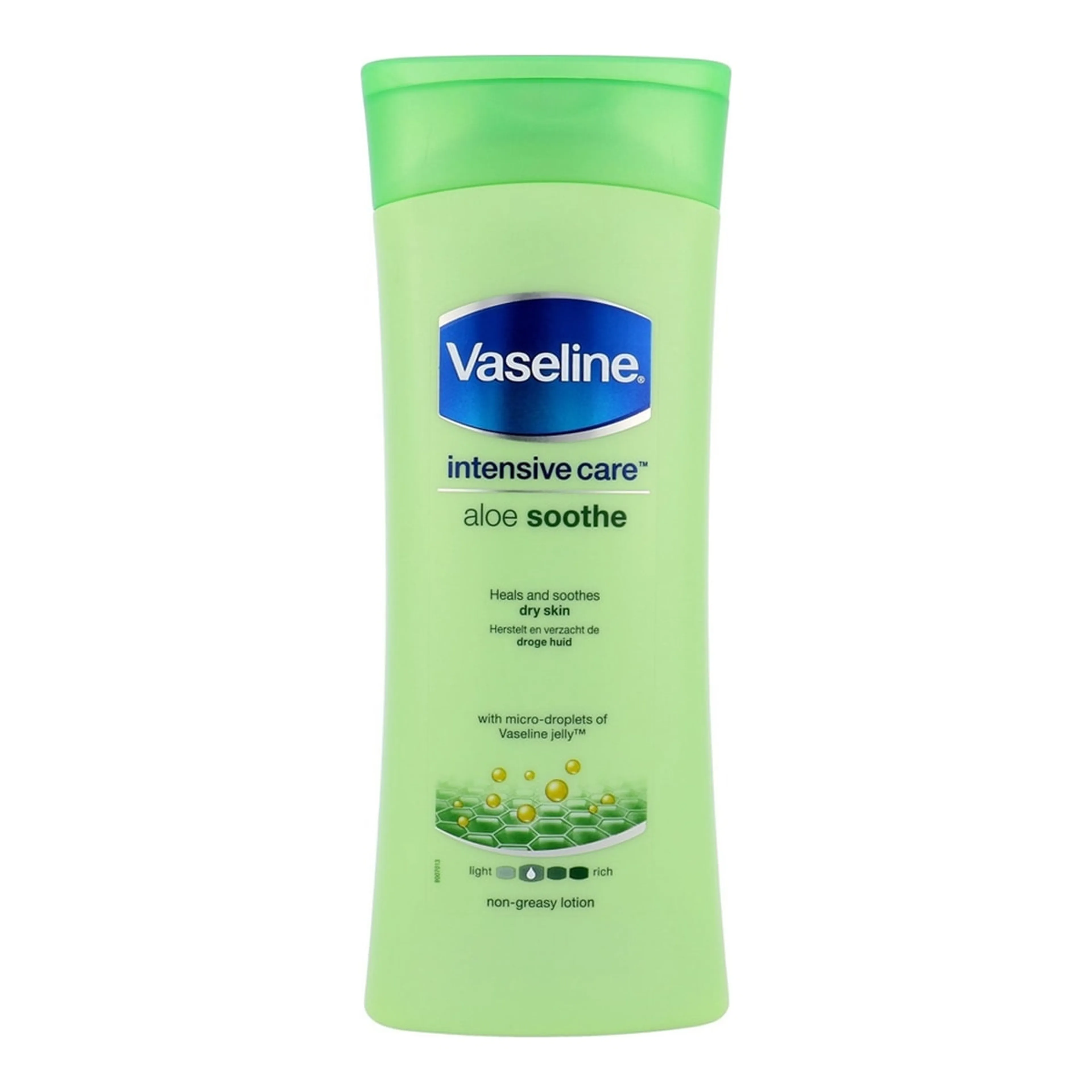 Κρέμα Σώματος Vaseline Intensive Care Aloe Soothe Ενυδατική Lotion Ανάπλασης με Aloe Vera για Ξηρές Επιδερμίδες
