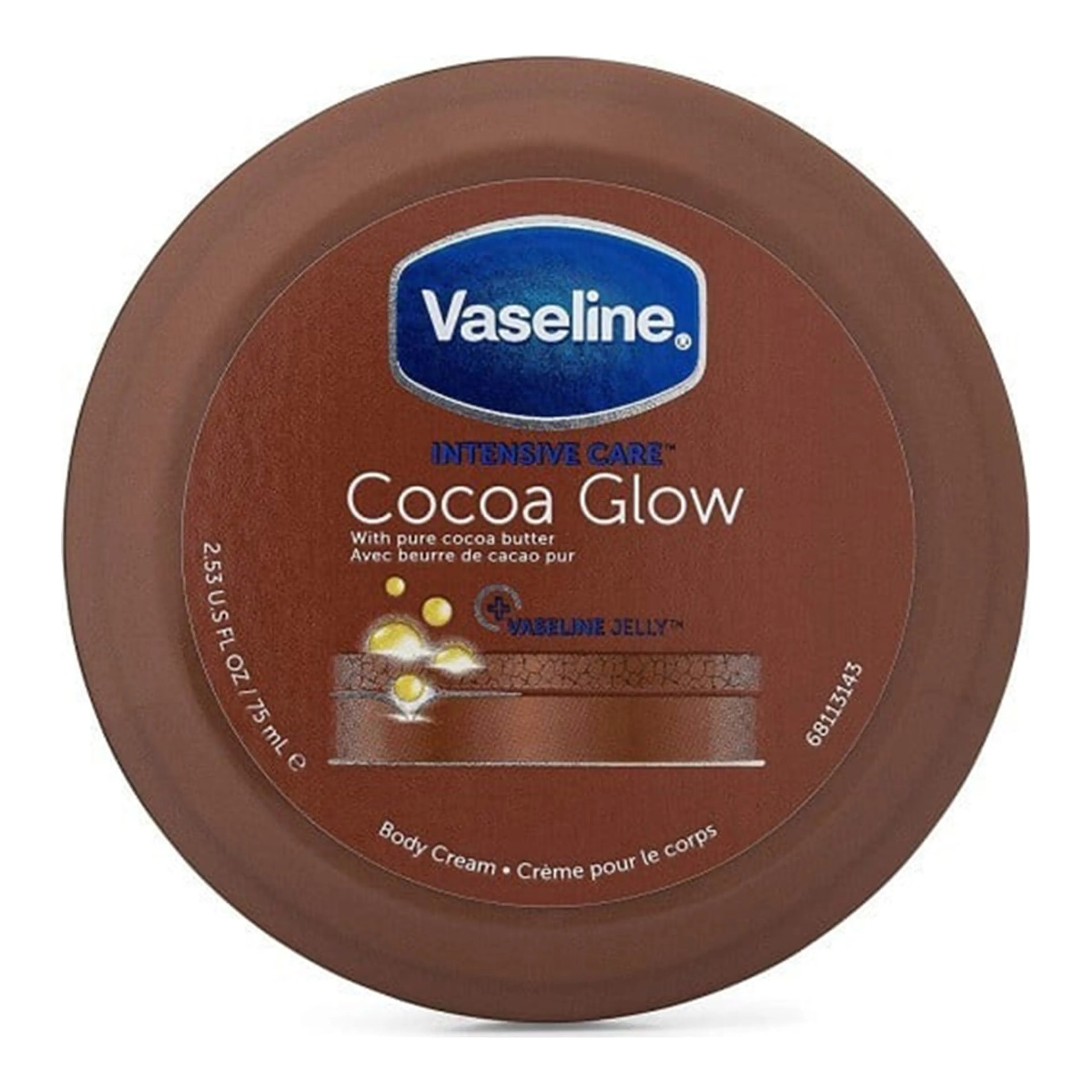 Κρέμα Σώματος Vaseline Intensive Care Cocoa Glow Ενυδατικό Balm για Ξηρές Επιδερμίδες