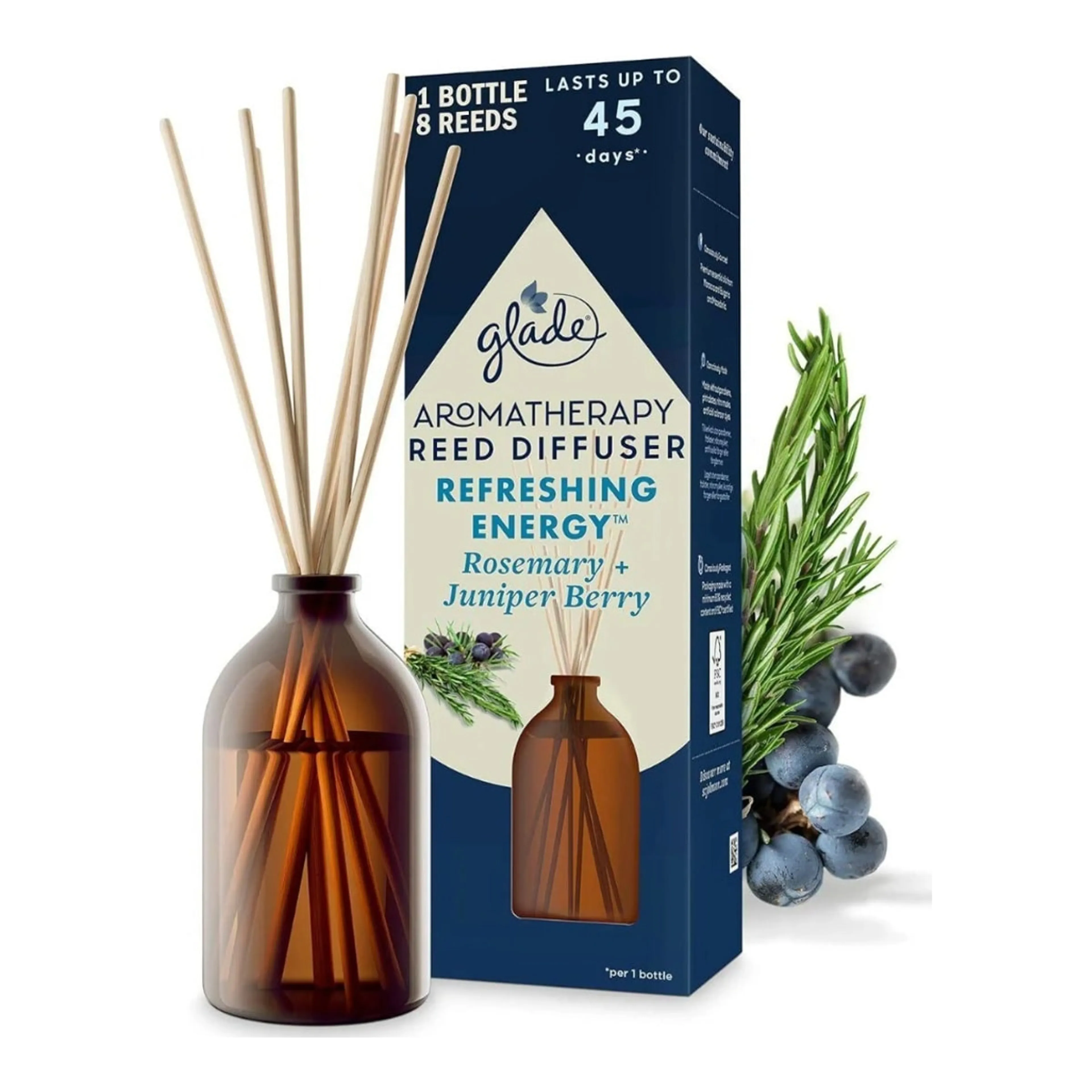Αρωματικό Χώρου Glade Diffuser 45days Άρωμα Rosemary&juniper Berry Oil