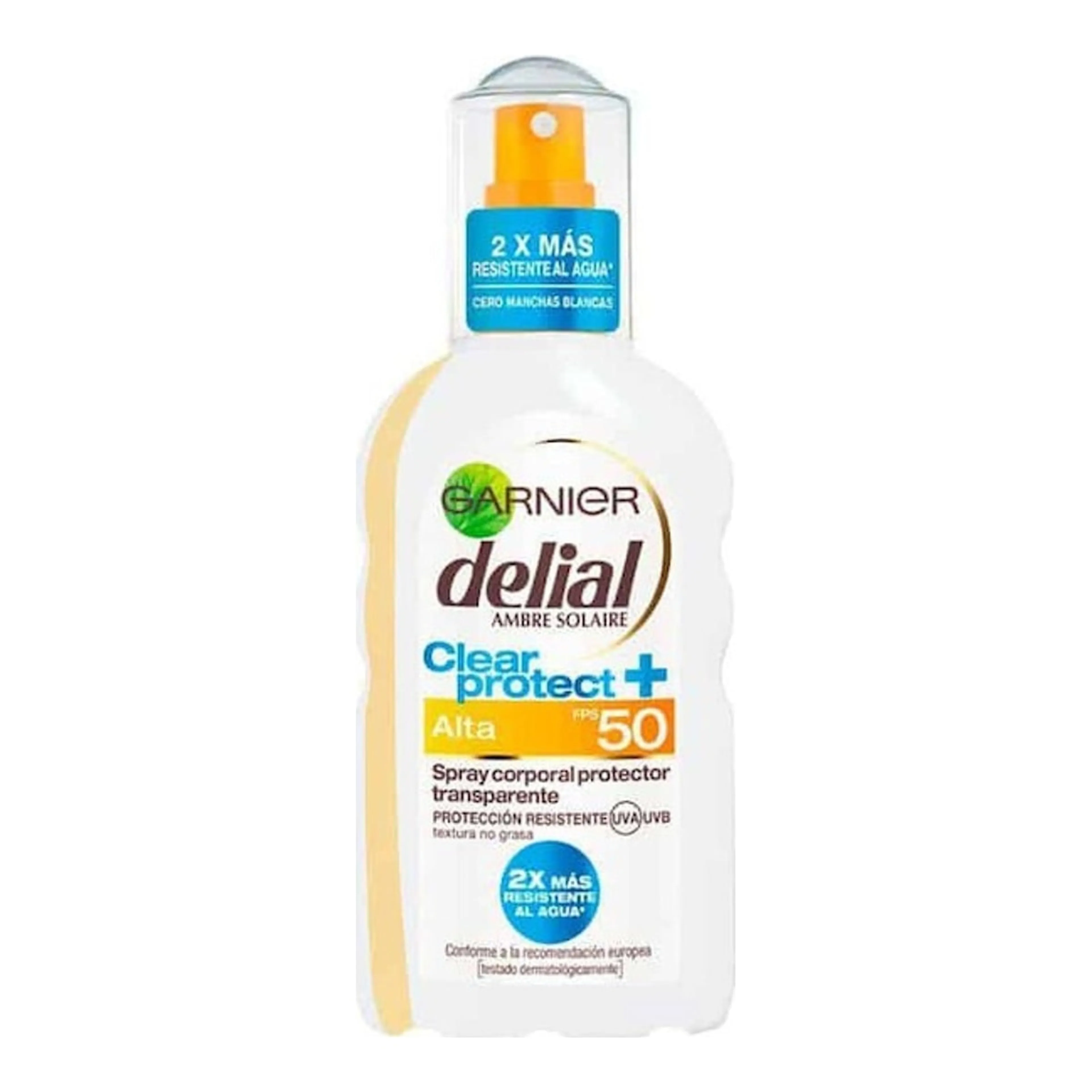Garnier Ambre Solaire Clear Protect+ Αδιάβροχη Αντηλιακή Κρέμα Σώματος SPF50 σε Spray
