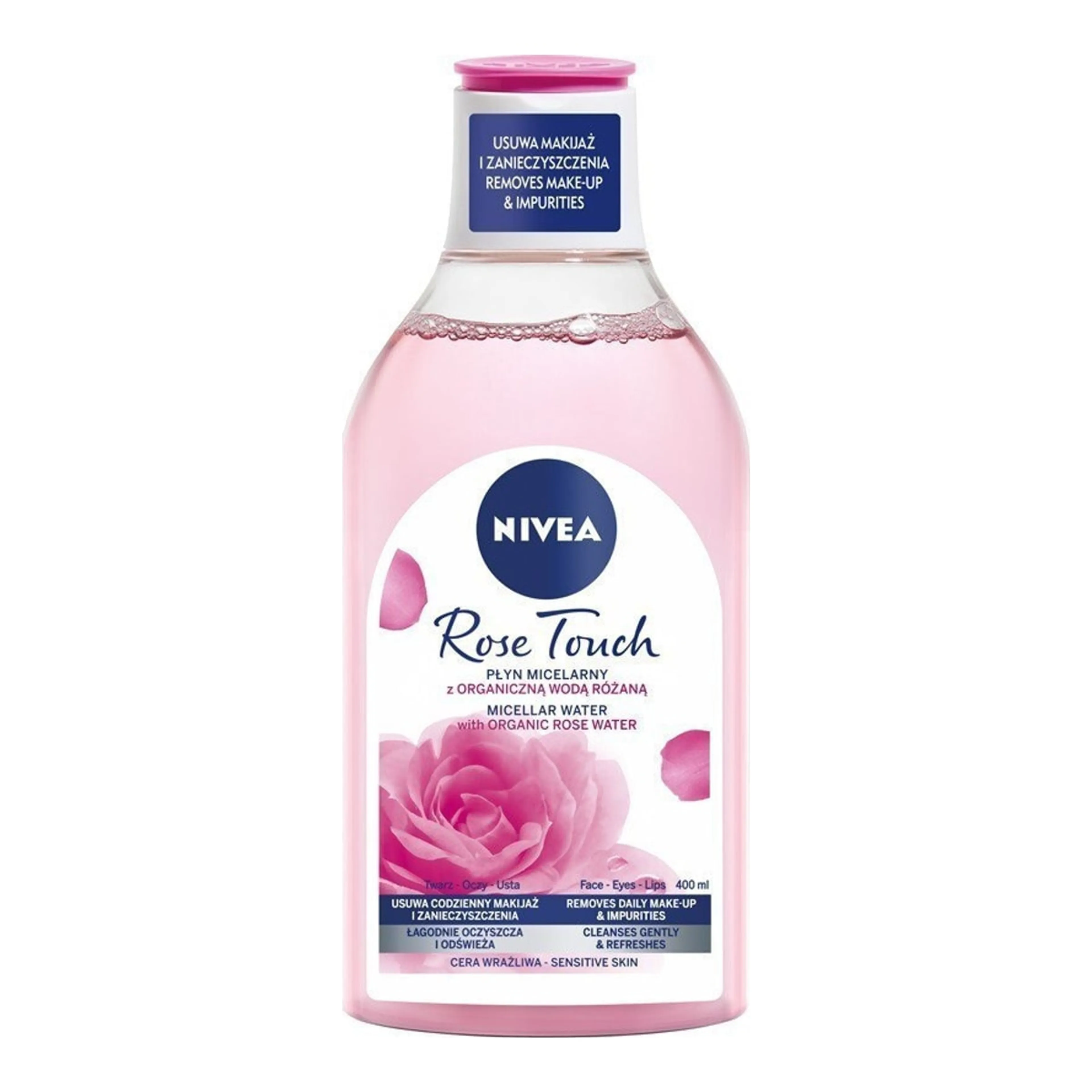 Καθαριστικό Προσώπου Nivea Rose Touch Micellar Water Αφαίρεσης Μακιγιάζ