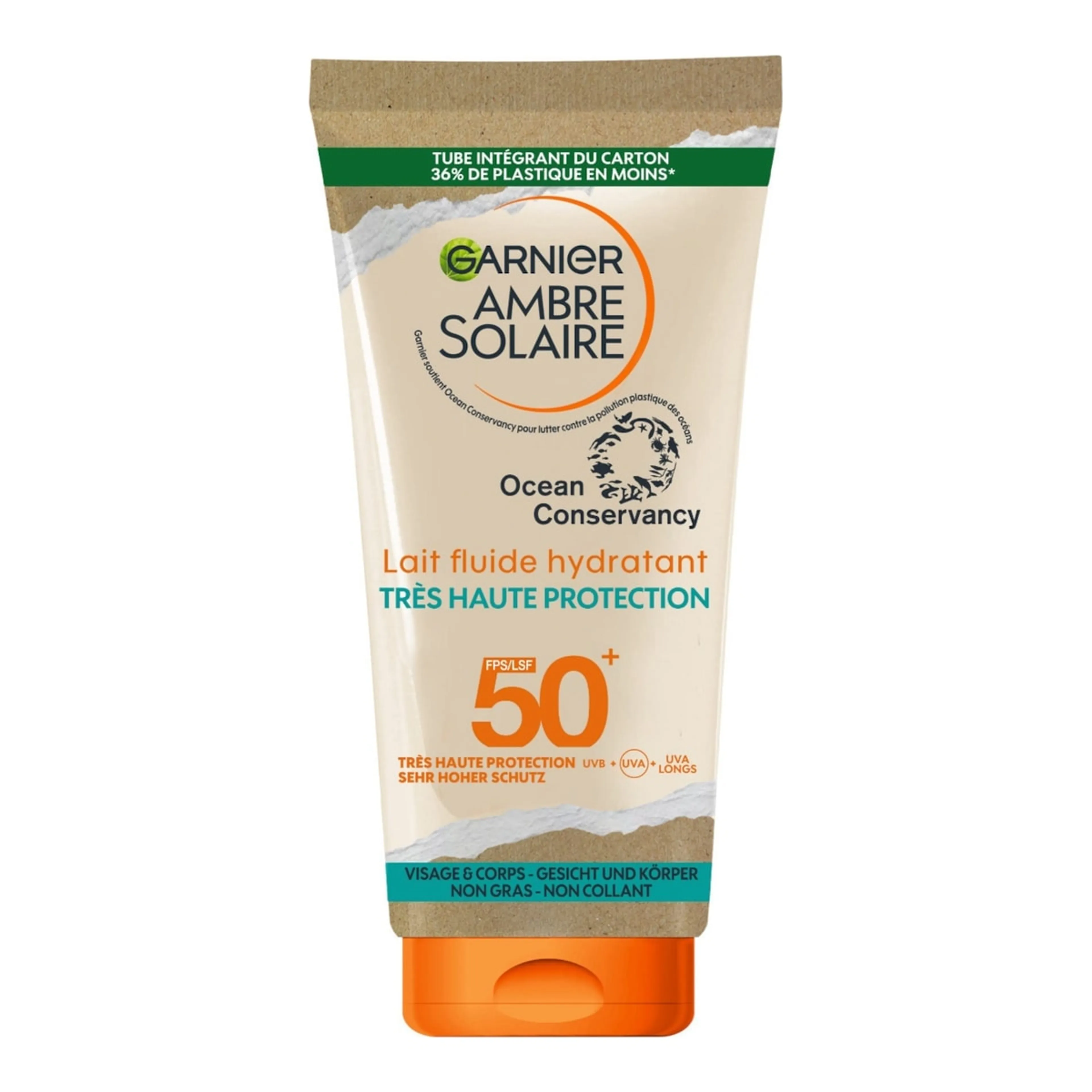 GARNIER Ambre Solaire Moisturising Fluid Milk SPF50 High Sun Protection