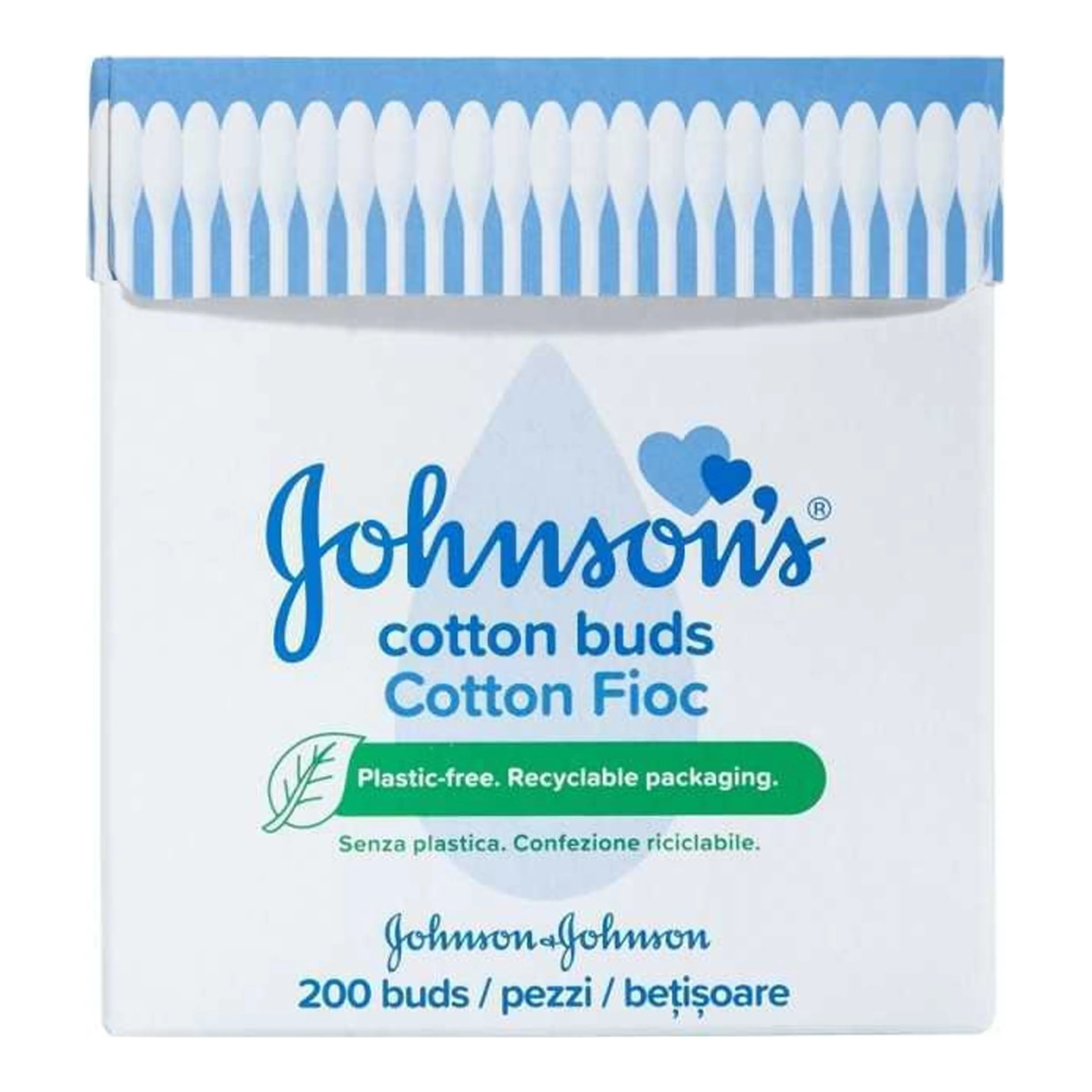 Μπατονέτες Johnson & Johnson σε Ανακυκλώσιμη Συσκευασία