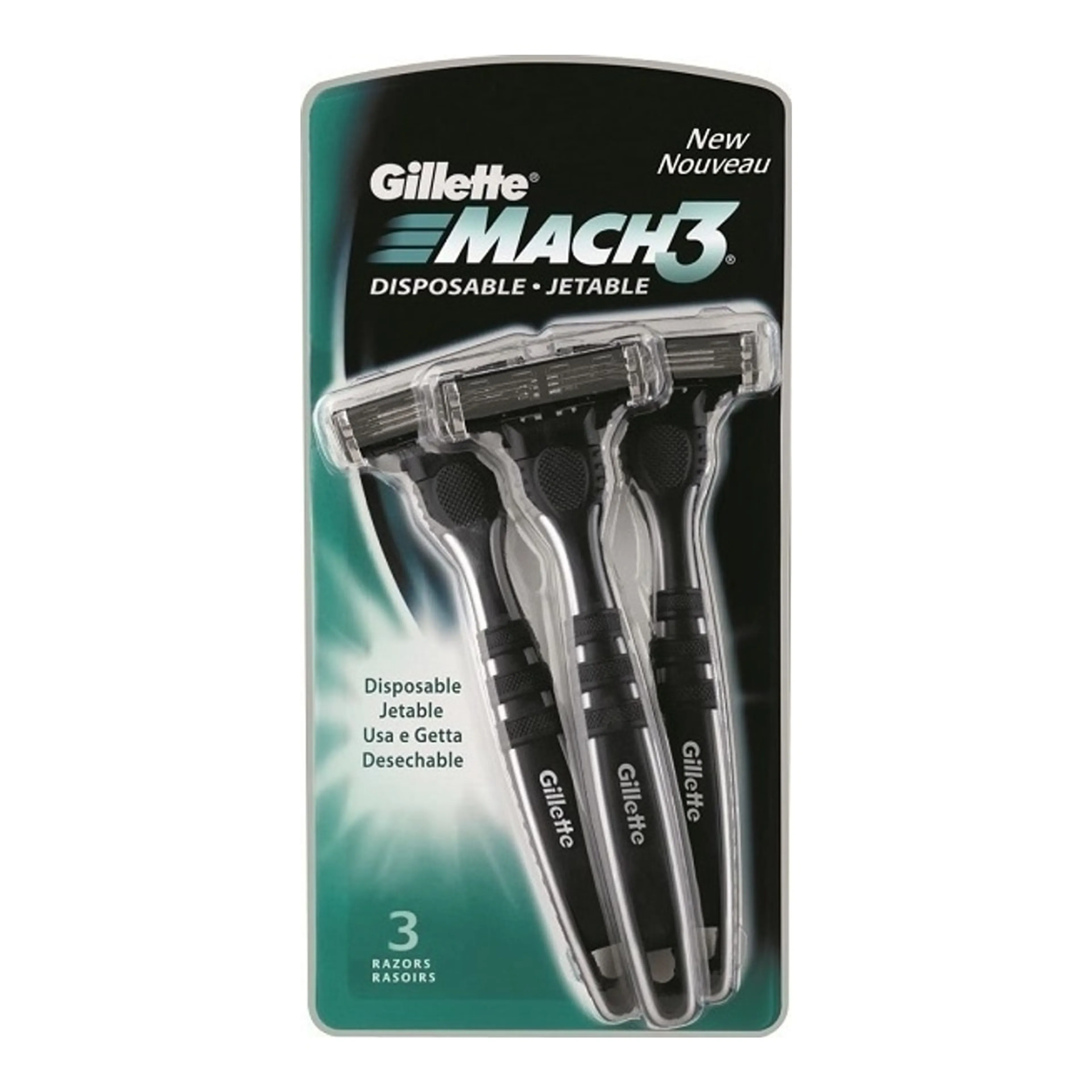 Ξυραφάκια Gillette Mach 3 μιας Χρήσης με 3 Λεπίδες
