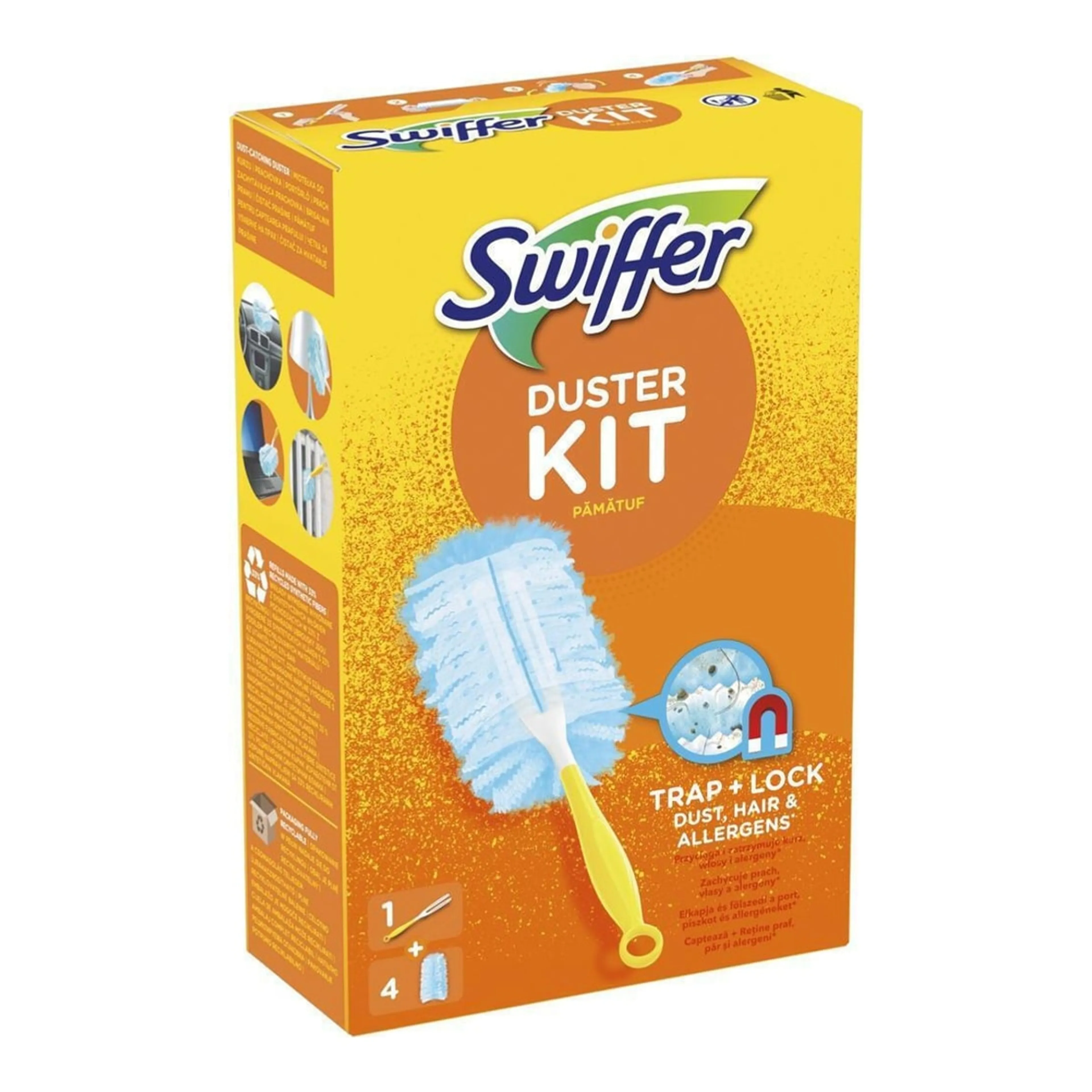 Swiffer Duster Φτερό Ξεσκονίσματος με Λαβή & Ανταλλακτικά