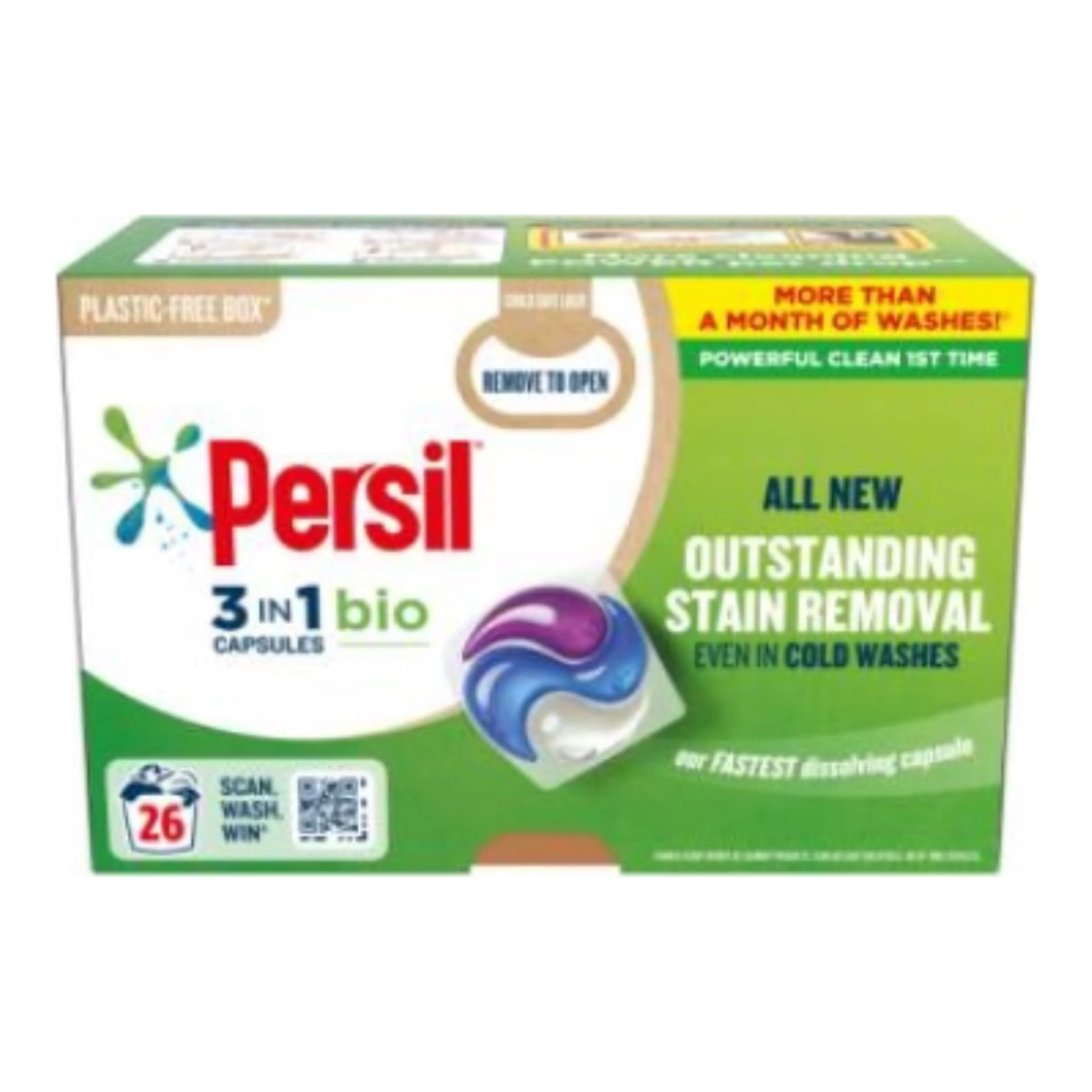 Απορρυπαντικό Ρούχων Persil 3in1 (26 Κάψουλες)