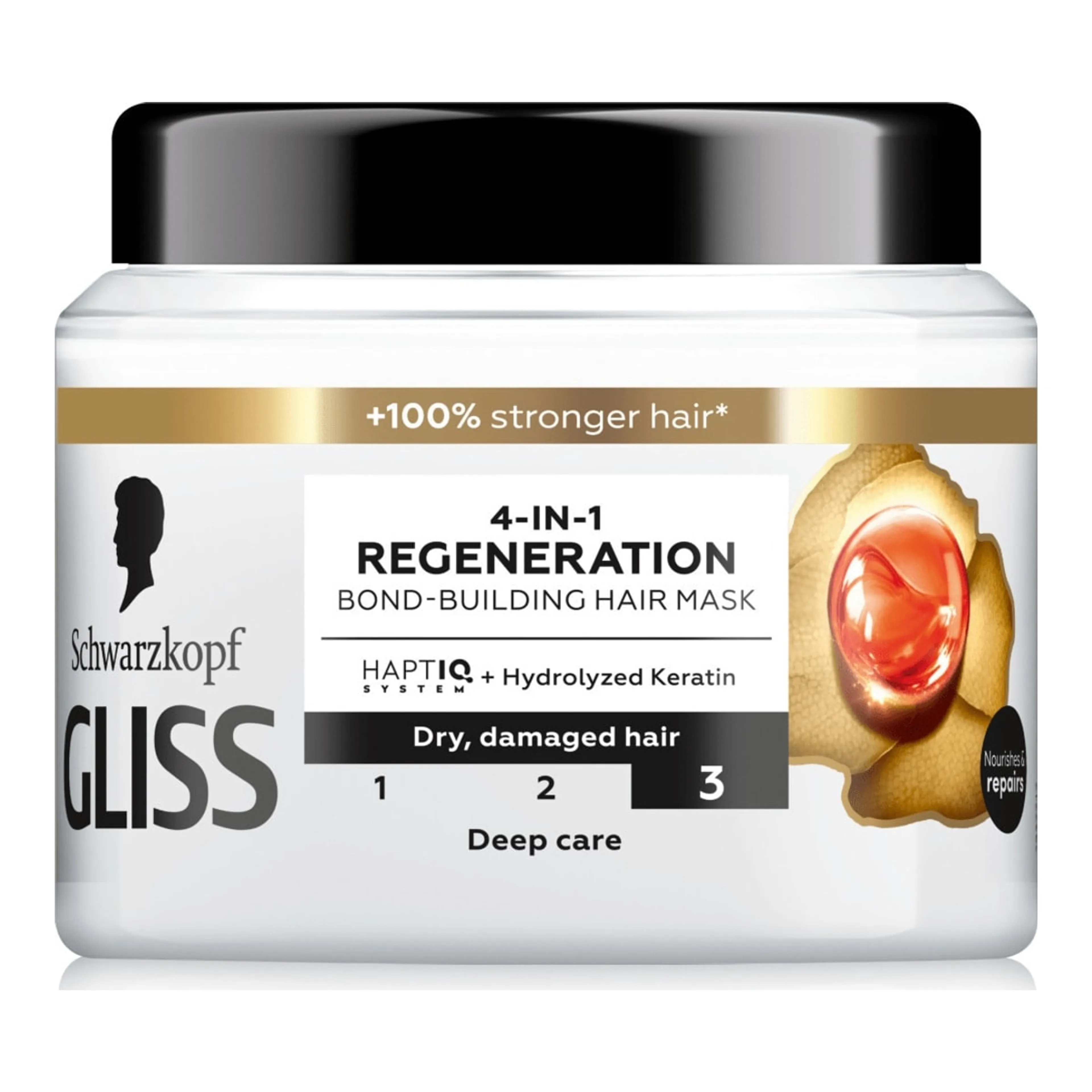 Μάσκα Μαλλιών Gliss Bond Building Regeneration για Επανόρθωση