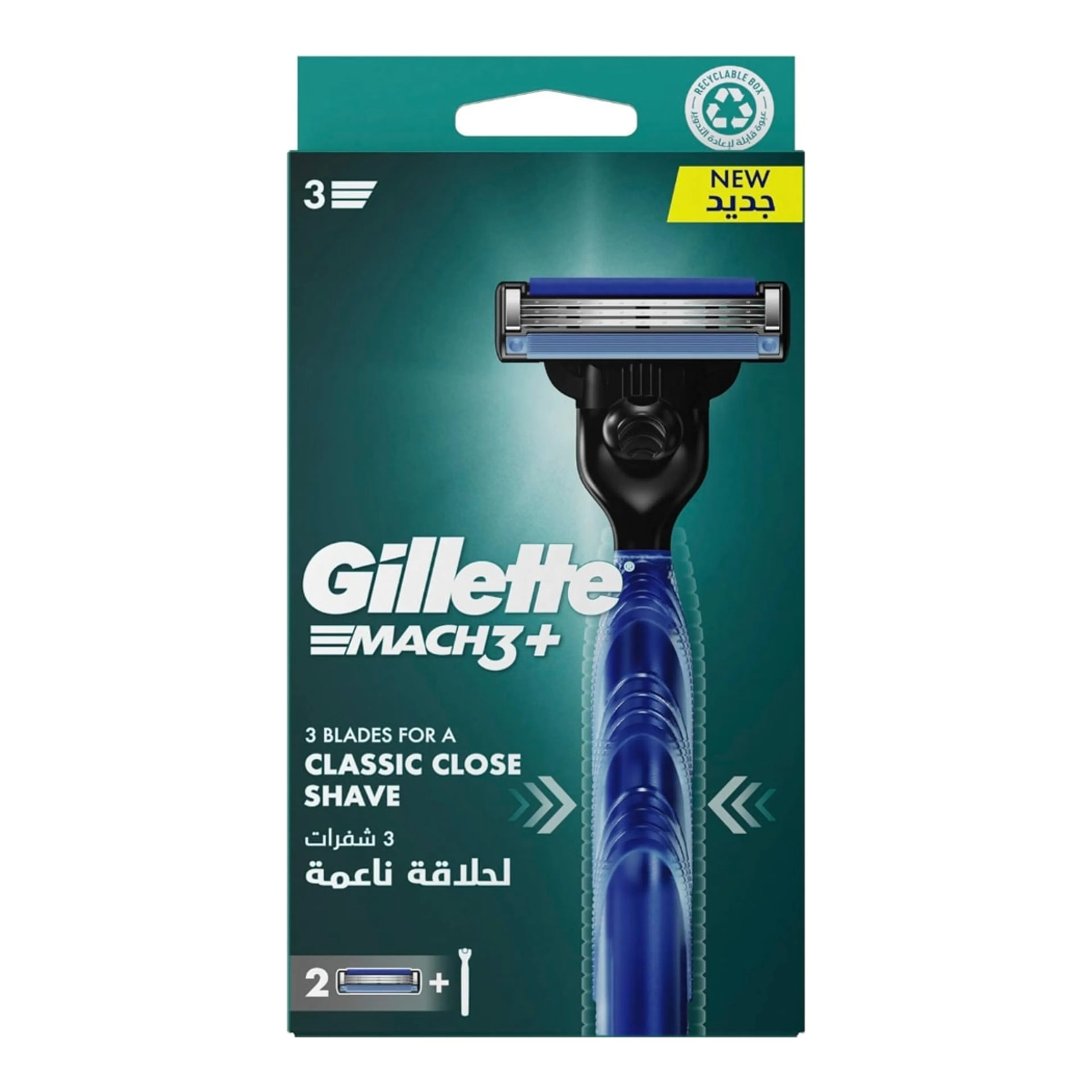 Ξυραφάκια Gillette Mach 3 Ξυραφάκι με Ανταλλακτική Κεφαλή 3 Λεπίδων