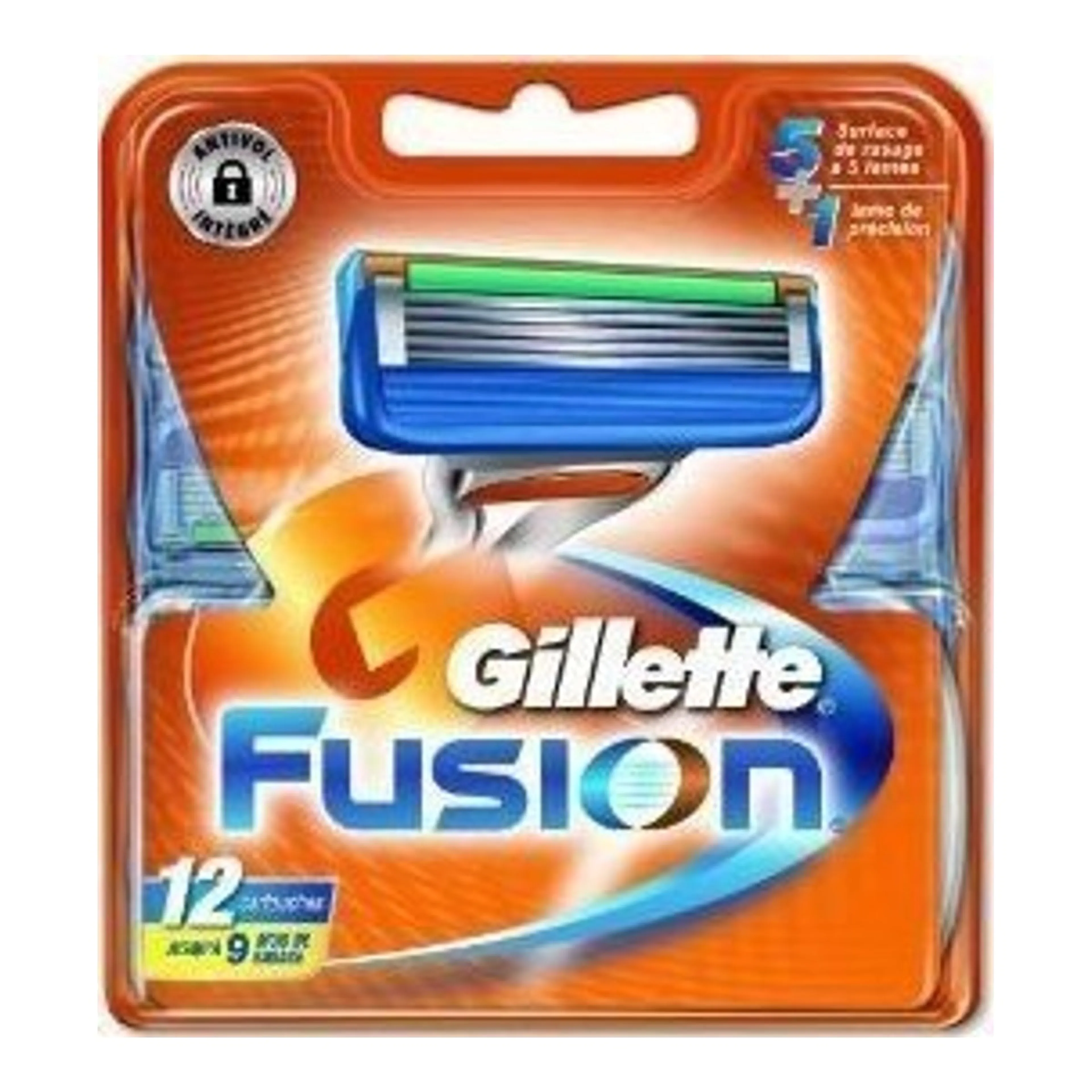 Ξυραφάκια Gillette Fusion5 Ανταλλακτικές Κεφαλές με 5 Λεπίδες & Λιπαντική Ταινία