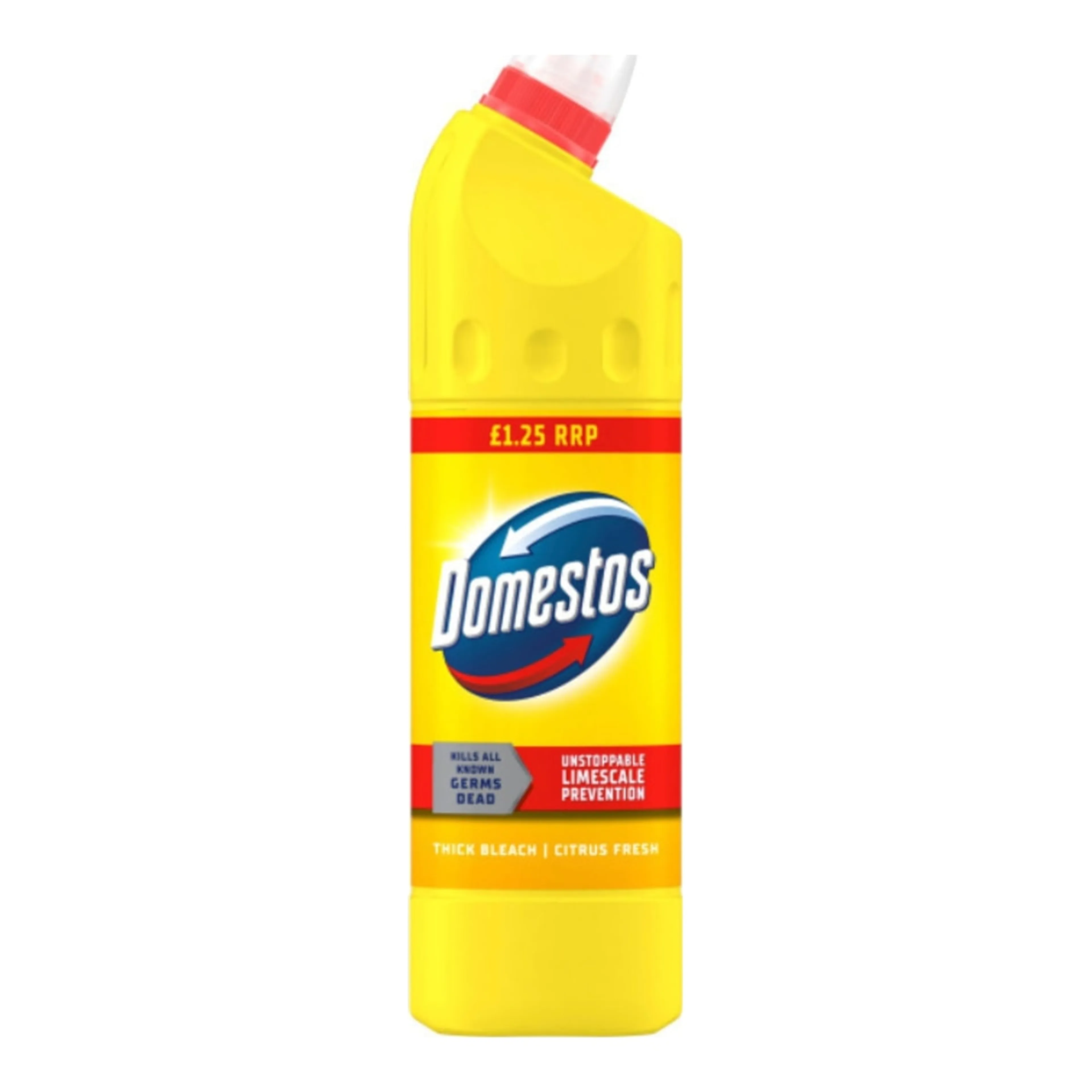 Καθαριστικό Μπάνιου Domestos Citrus Χλωρίνη σε Υγρή Μορφή