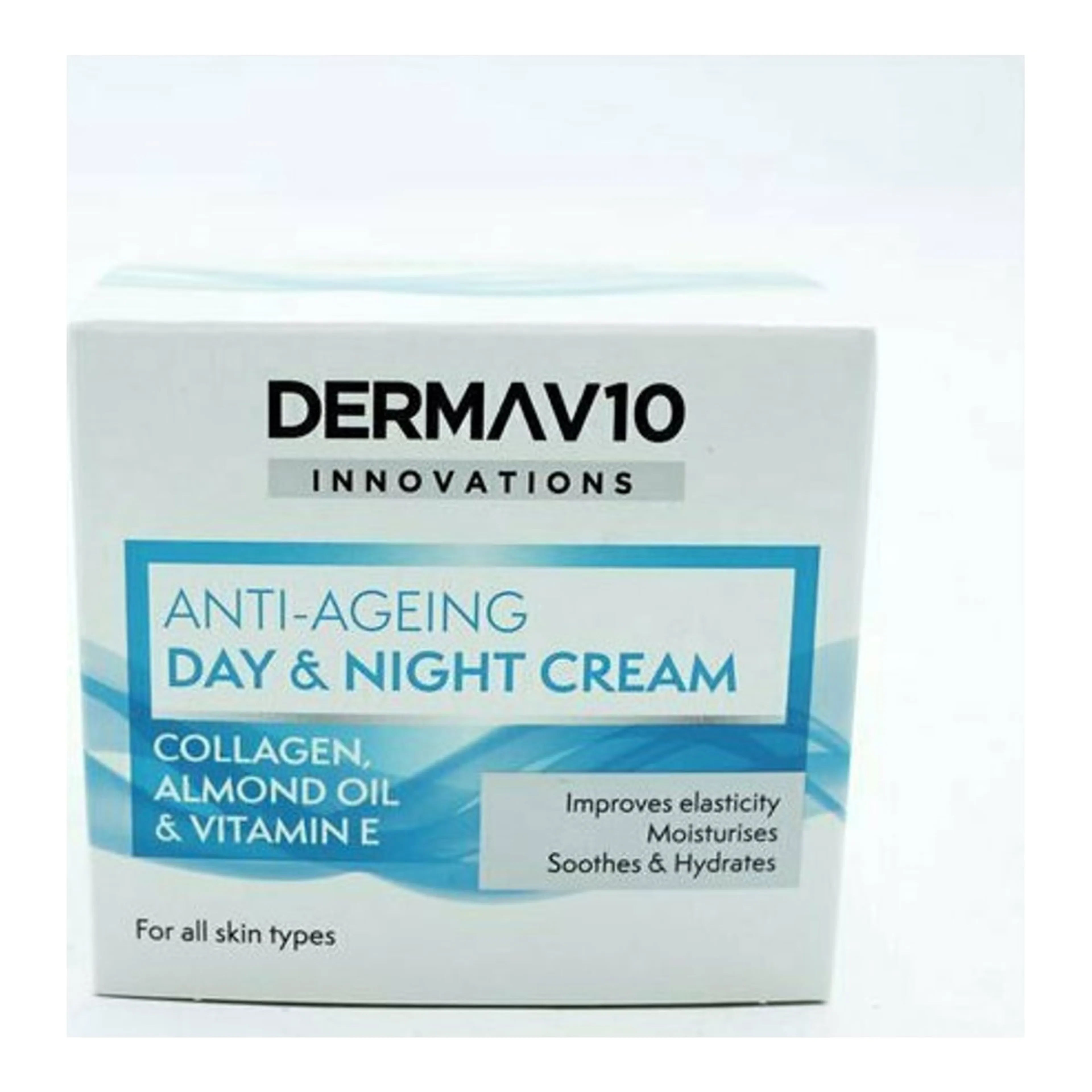 Κρέμα Προσώπου Derma V10 Anti Ageing Day & Night για Αντιγήρανση & Ατέλειες με Κολλαγόνο