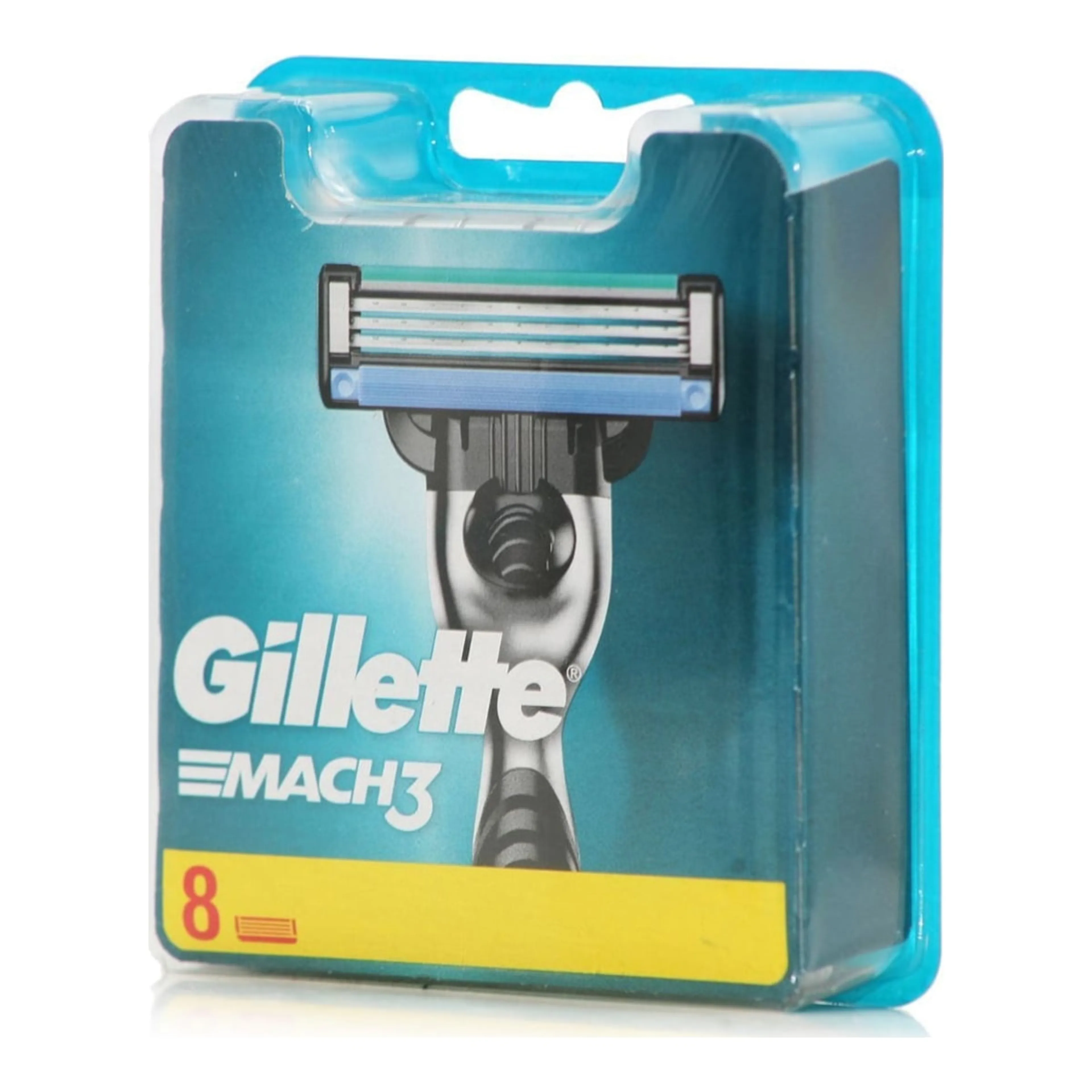 Ξυραφάκια Gillette Mach3 Ανταλλακτικές Κεφαλές με 3 Λεπίδες & Λιπαντική Ταινία