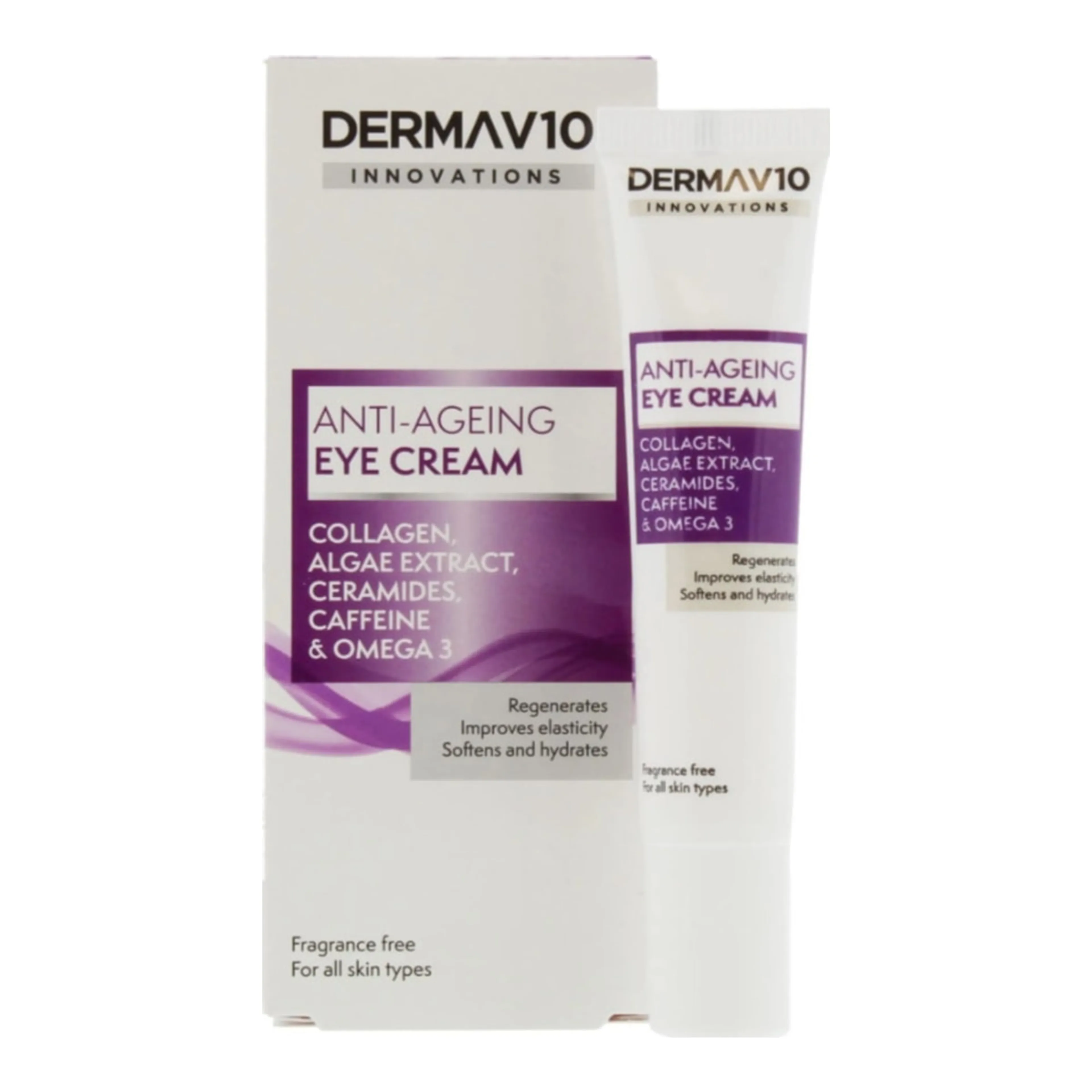 Κρέμα Ματιών Derma V10 για Αντιγήρανση