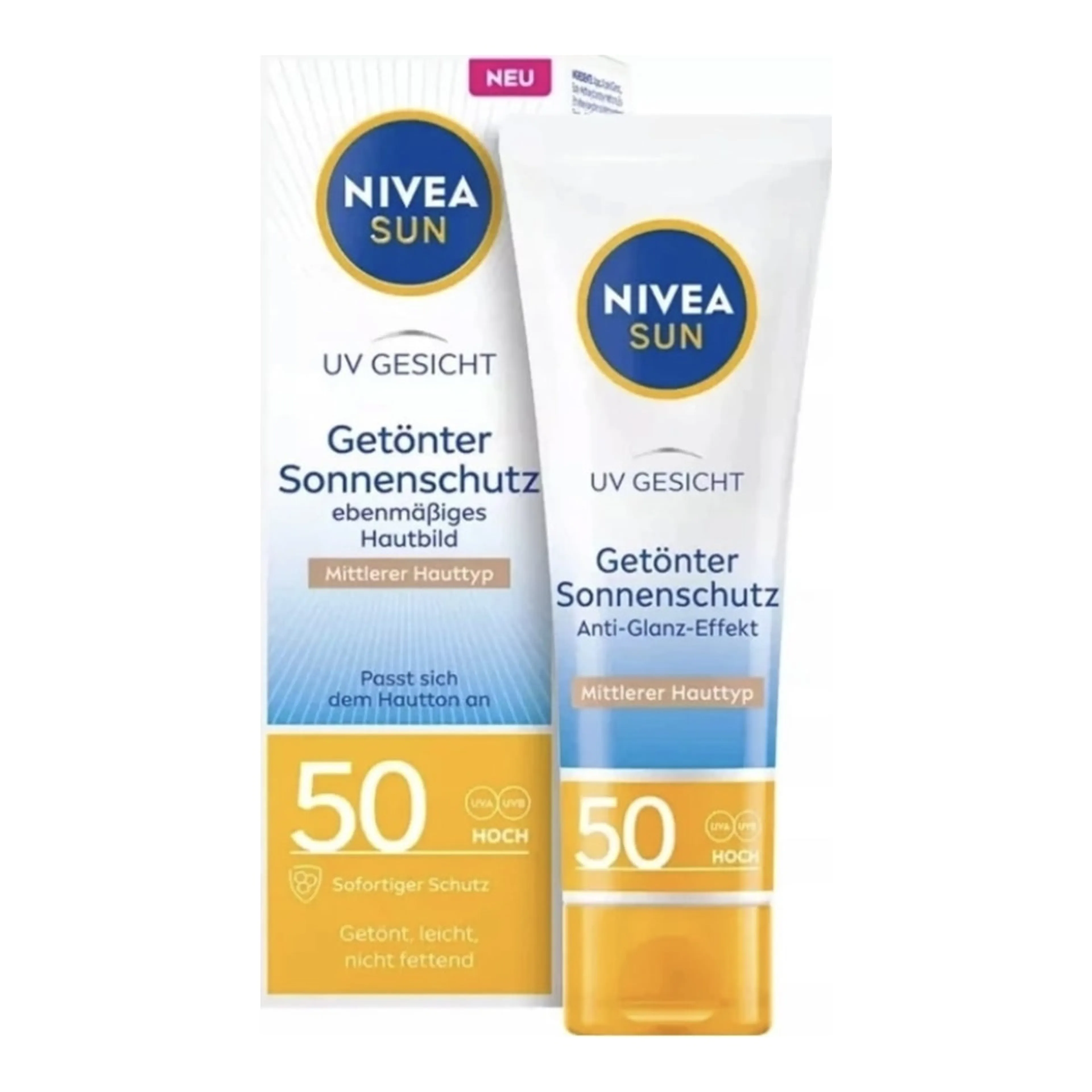 Nivea Sun UV Gesicht Αντηλιακή Κρέμα Προσώπου SPF50+ με Χρώμα