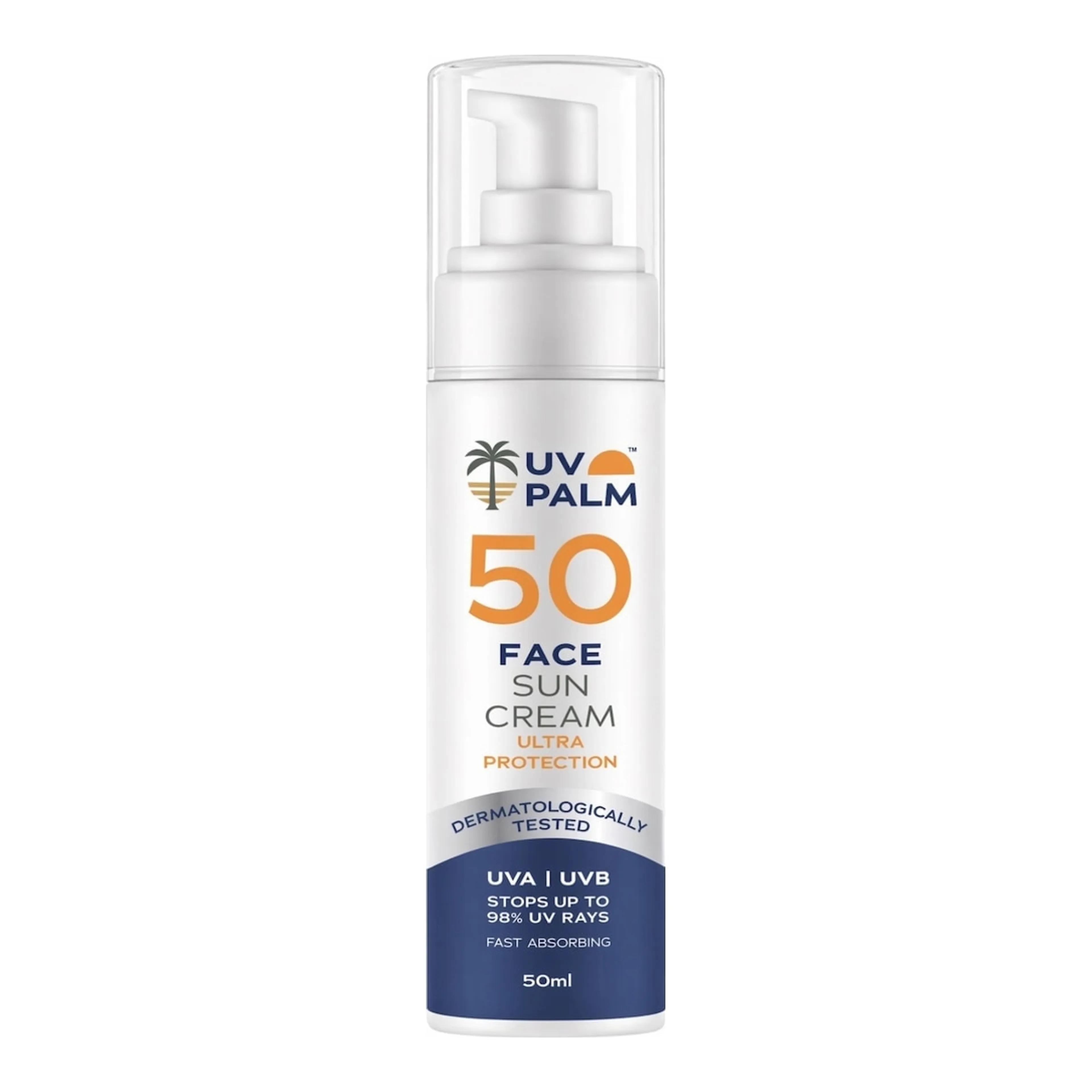 UV Palm Αντηλιακή Κρέμα Προσώπου SPF50