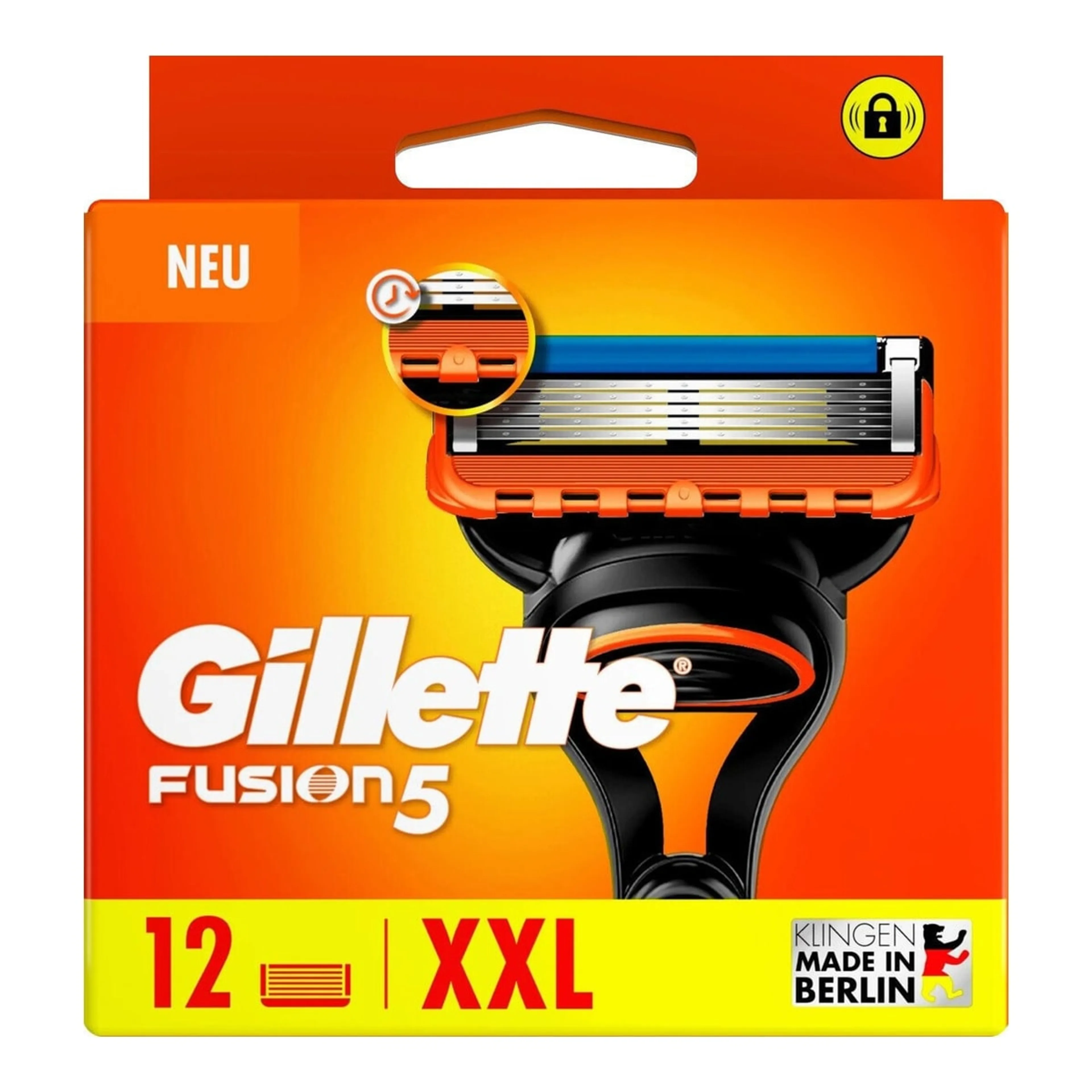 Ξυραφάκια Gillette Fusion5 Ανταλλακτικές Κεφαλές με 5 Λεπίδες & Λιπαντική Ταινία