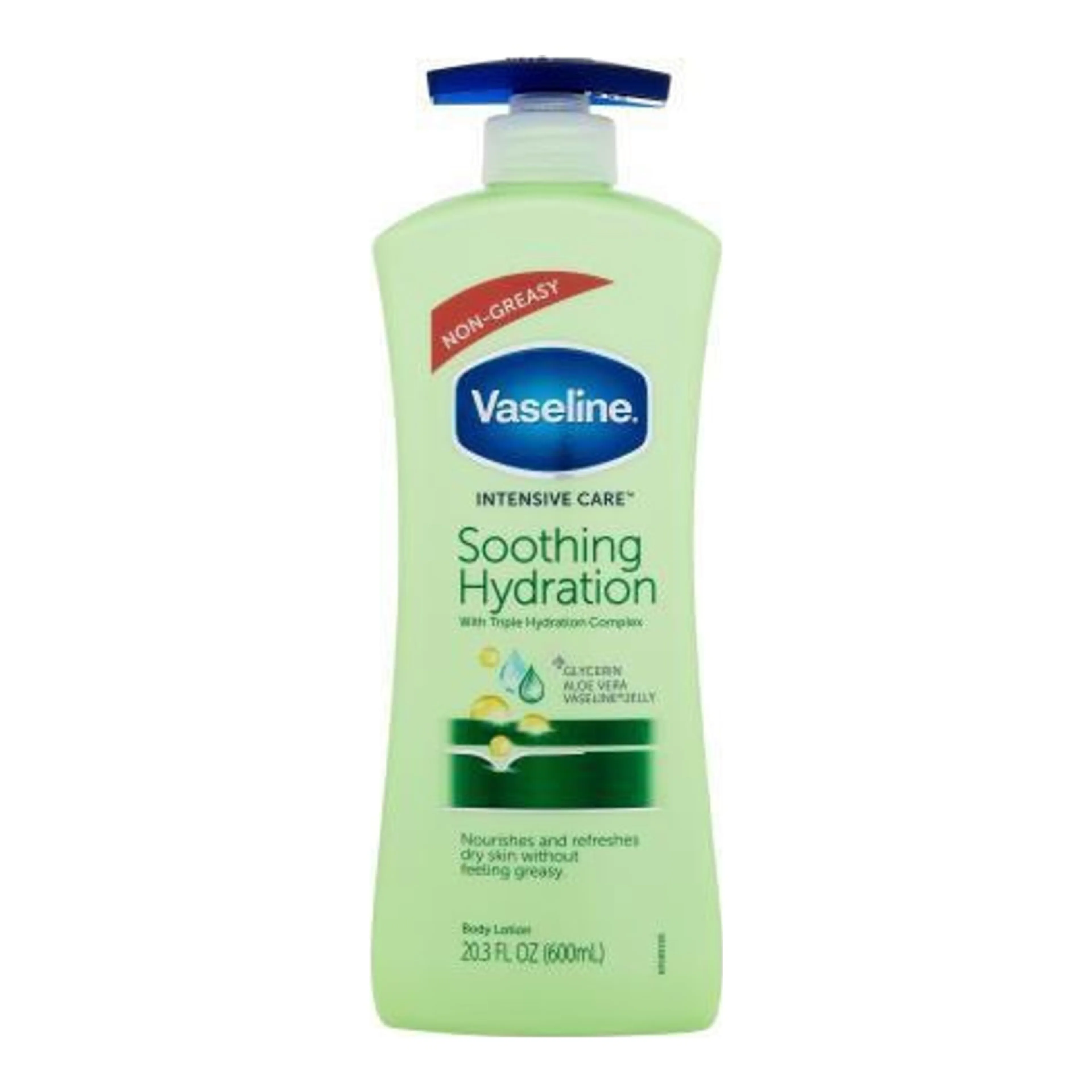 Κρέμα Σώματος Vaseline Intensive Care Soothing Hydration Λοσιόν Unisex