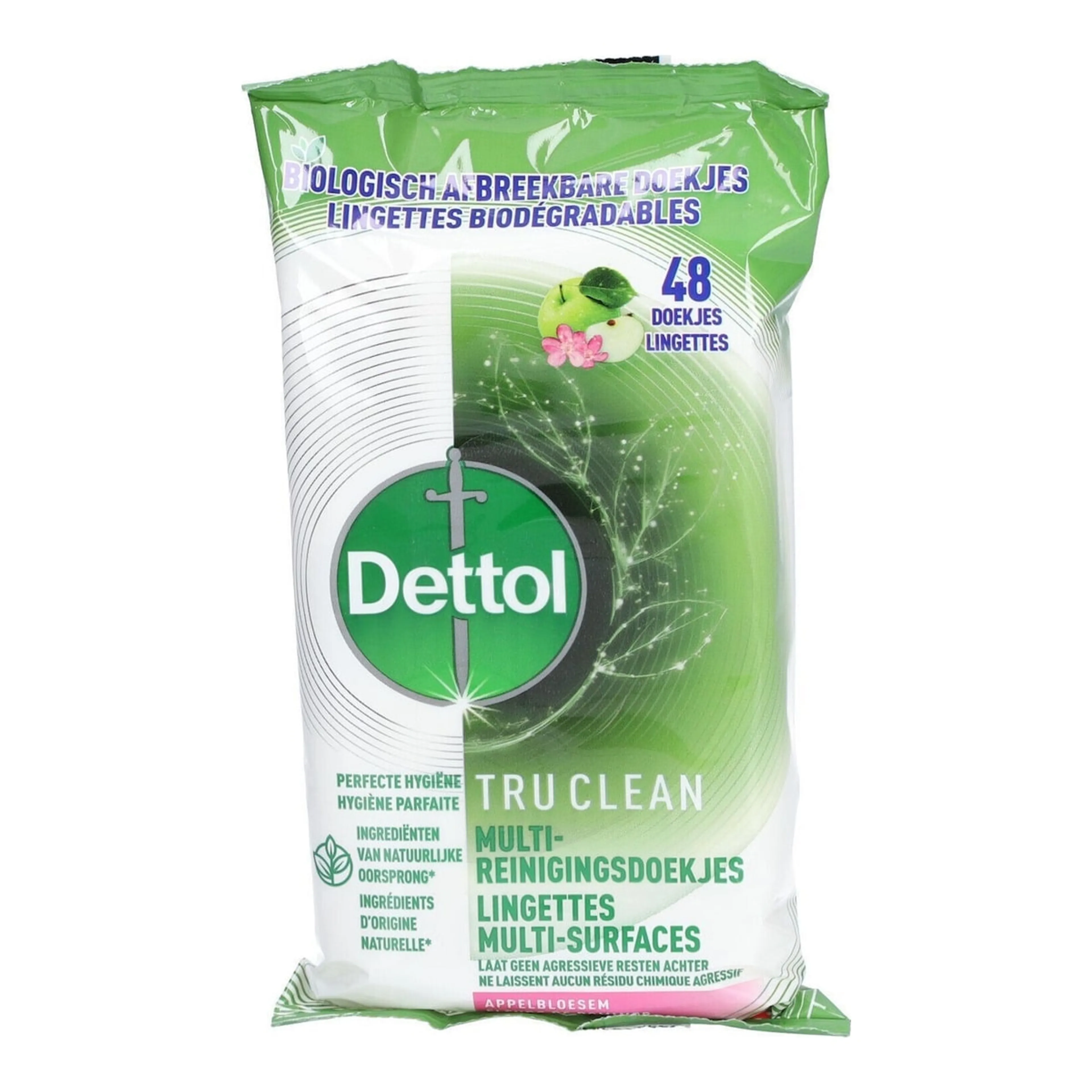 Καθαριστικό Επιφανειών Dettol Αντιβακτηριδιακά Μαντηλάκια