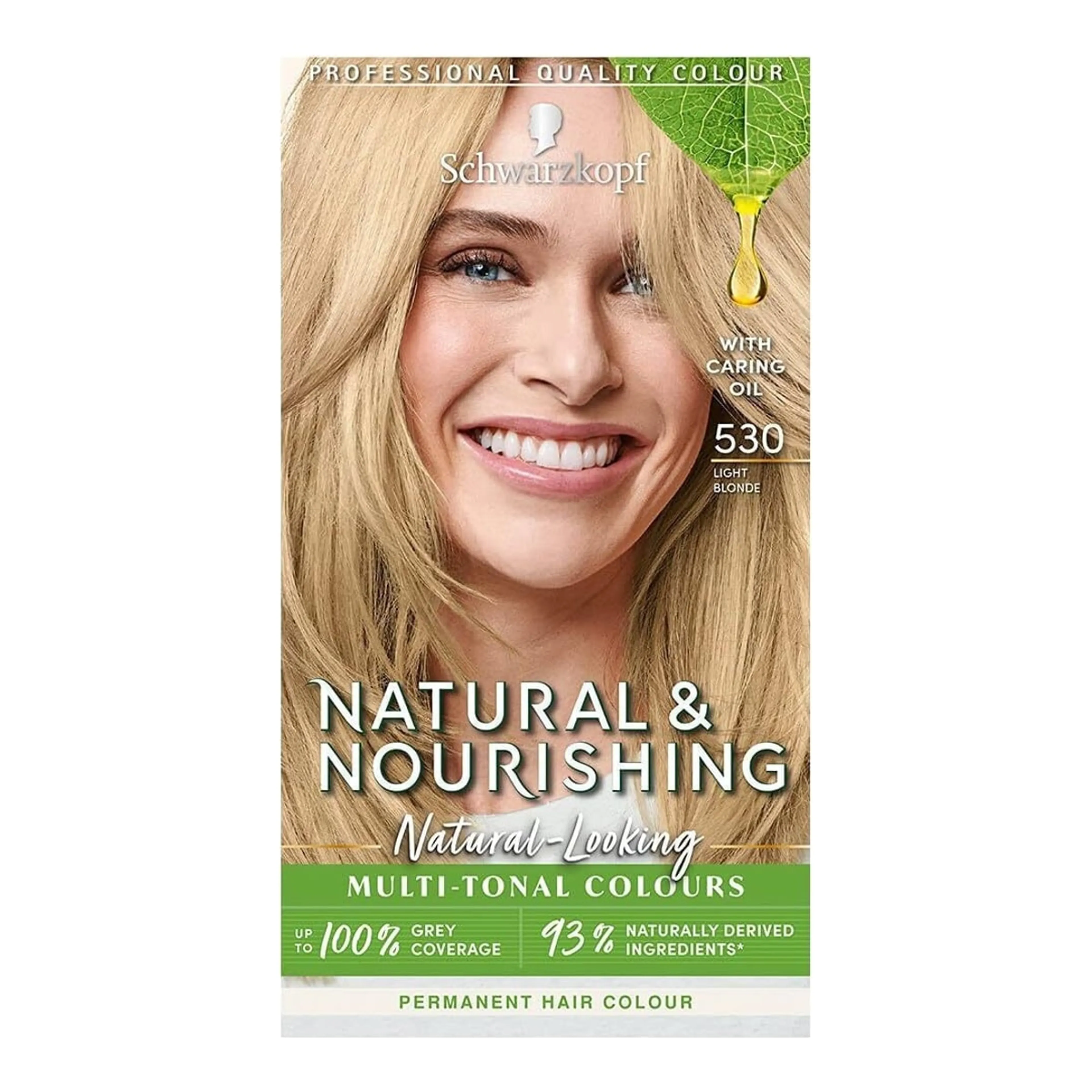 Βαφή Μαλλιών Schwarzkopf Natural & Nourishing 530 Light Blonde