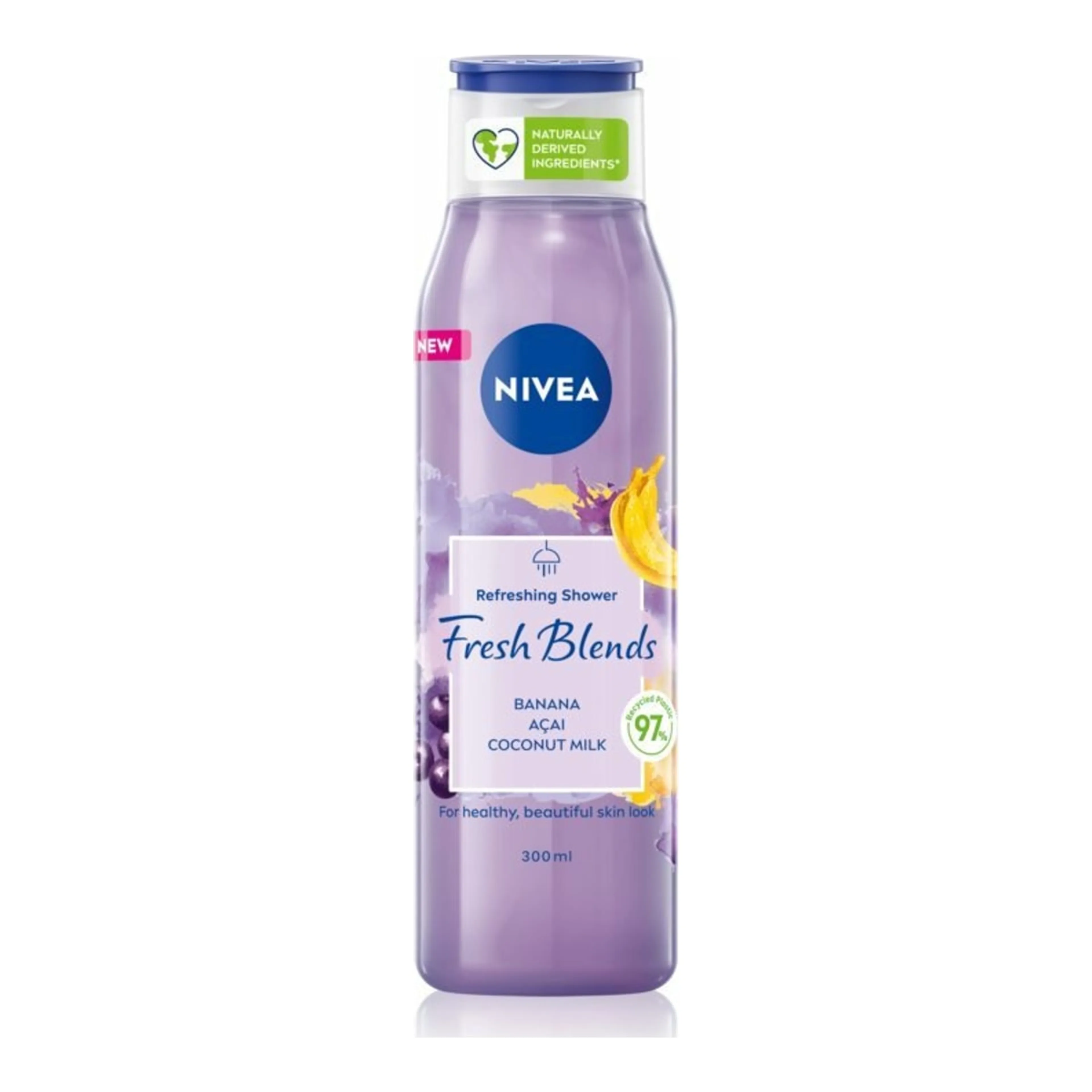 Αφρόλουτρο Nivea Fresh Blends & Άρωμα Banana, Acai, Coconut Milk