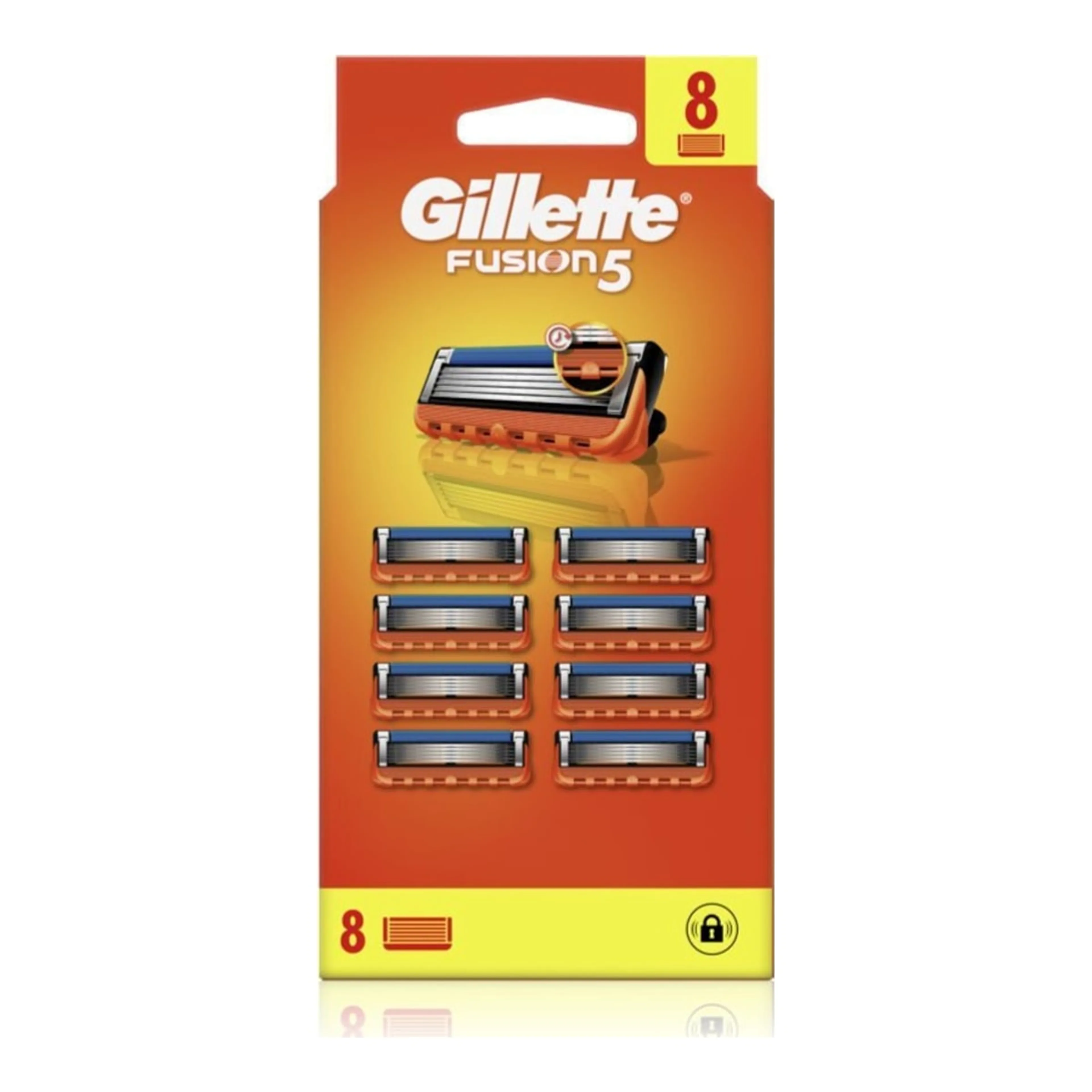 Ξυραφάκια Gillette Fusion5 Ανταλλακτικές Κεφαλές με 5 Λεπίδες & Λιπαντική Ταινία