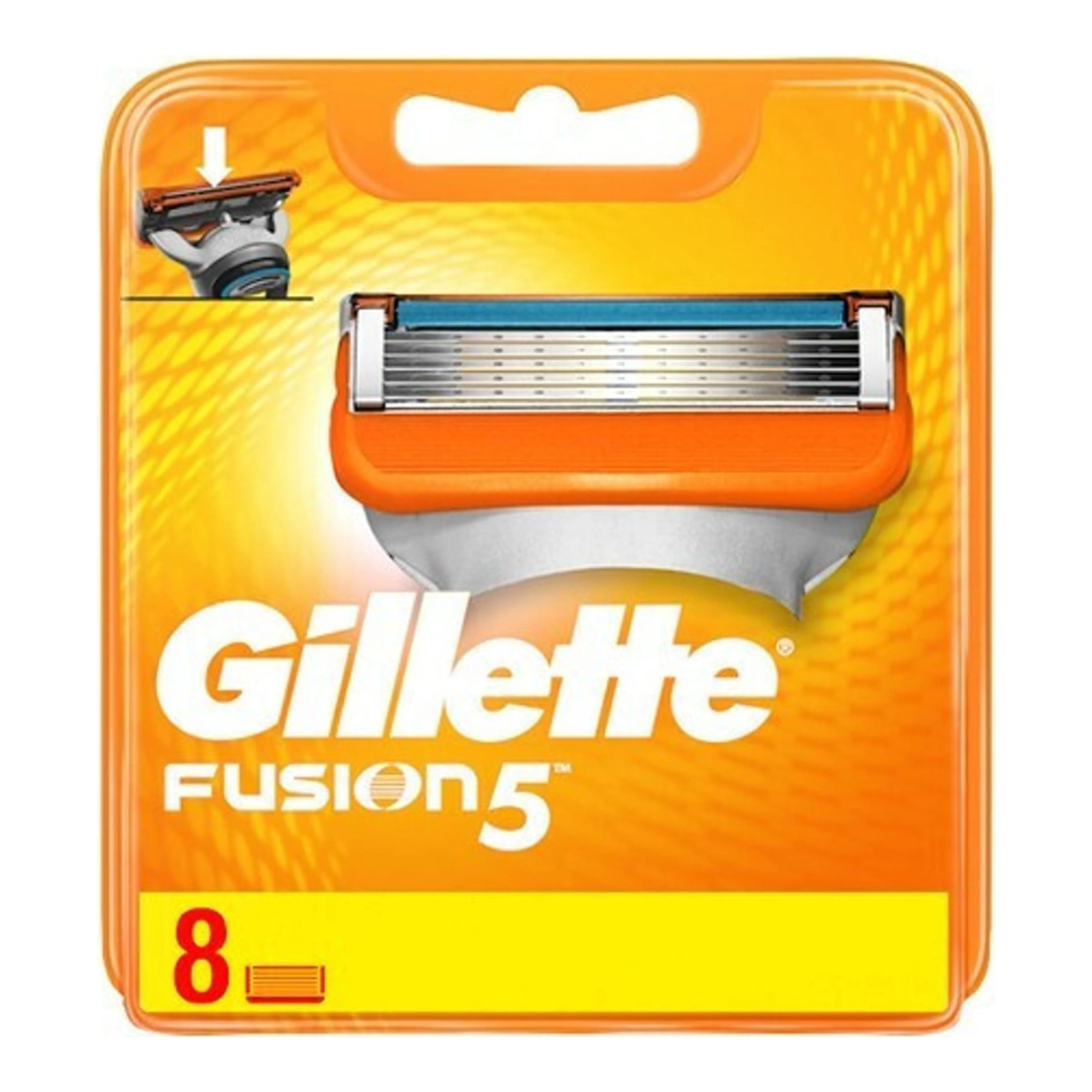 Ξυραφάκια Gillette Fusion 5 Ανταλλακτικές Κεφαλές με 5 Λεπίδες & Λιπαντική Ταινία 8670590