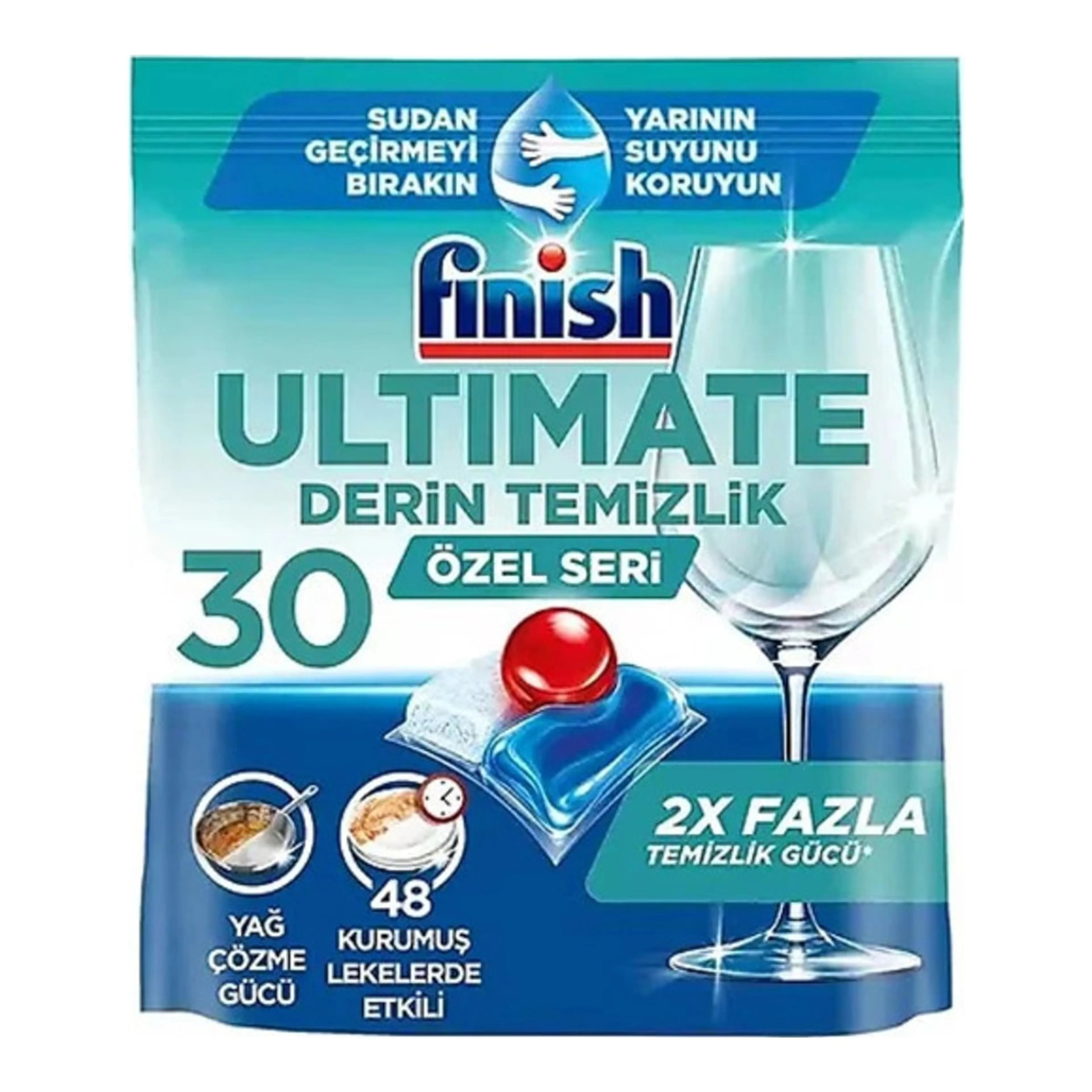 Απορρυπαντικό Πλυντηρίου Πιάτων Finish Ultimate 30 Κάψουλες